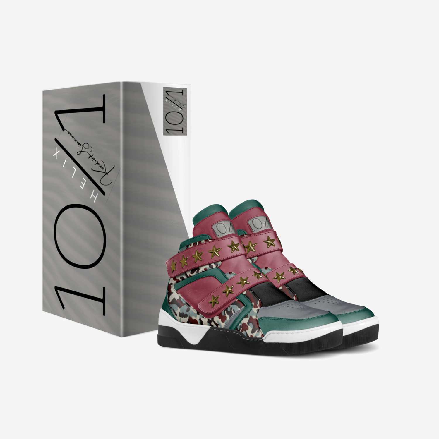 HELIX10/1 custom made in Italy shoes by Kendrick Simmons | Box view