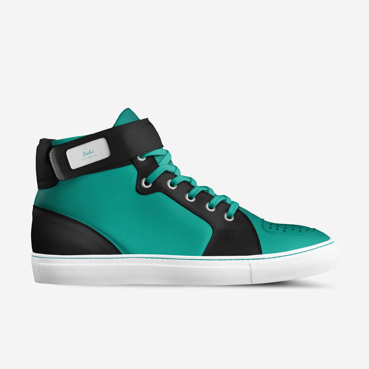 Leah's custom made in Italy shoes by Leah Beckford | Side view
