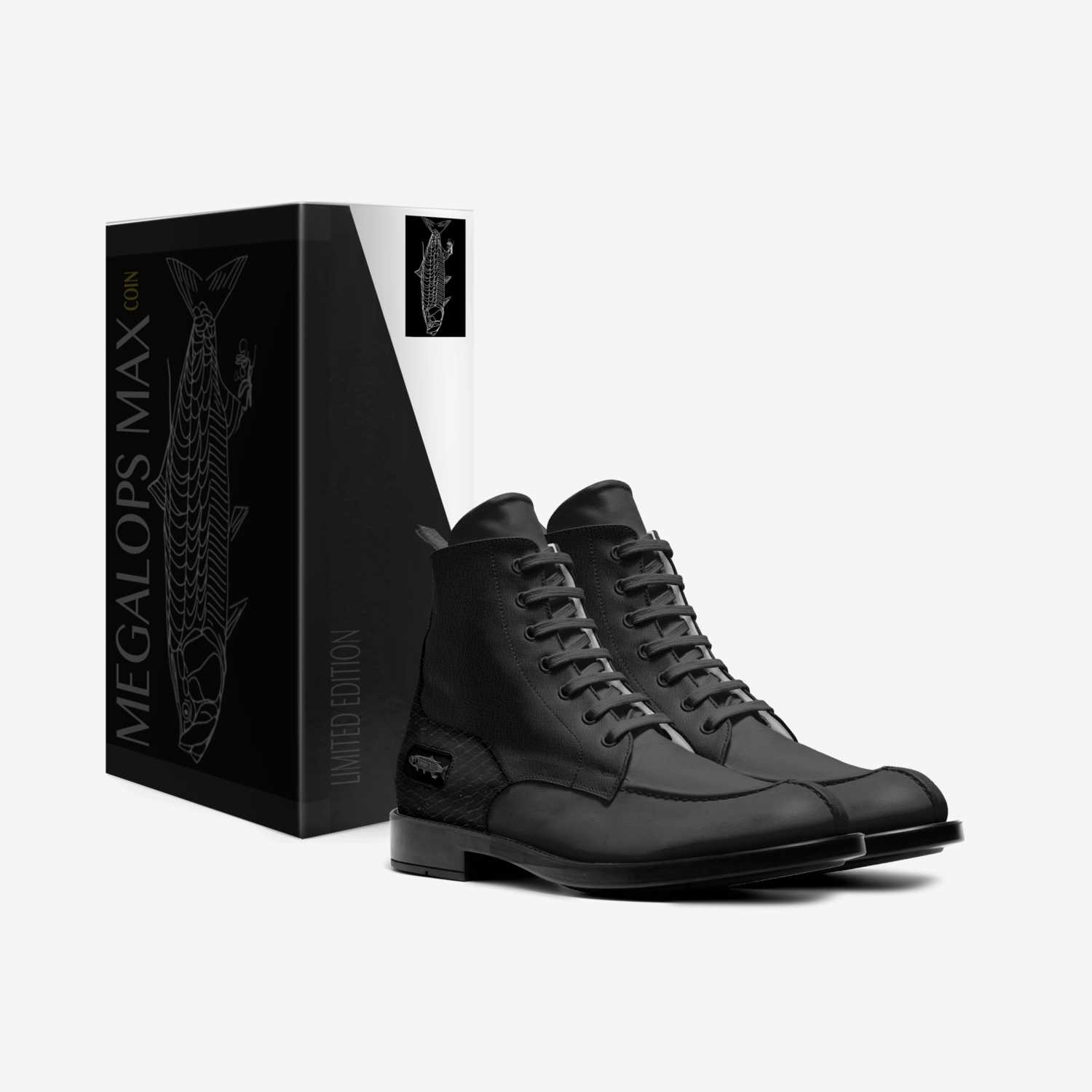 MEGALOPS MAX COIN custom made in Italy shoes by Diallo A House | Box view