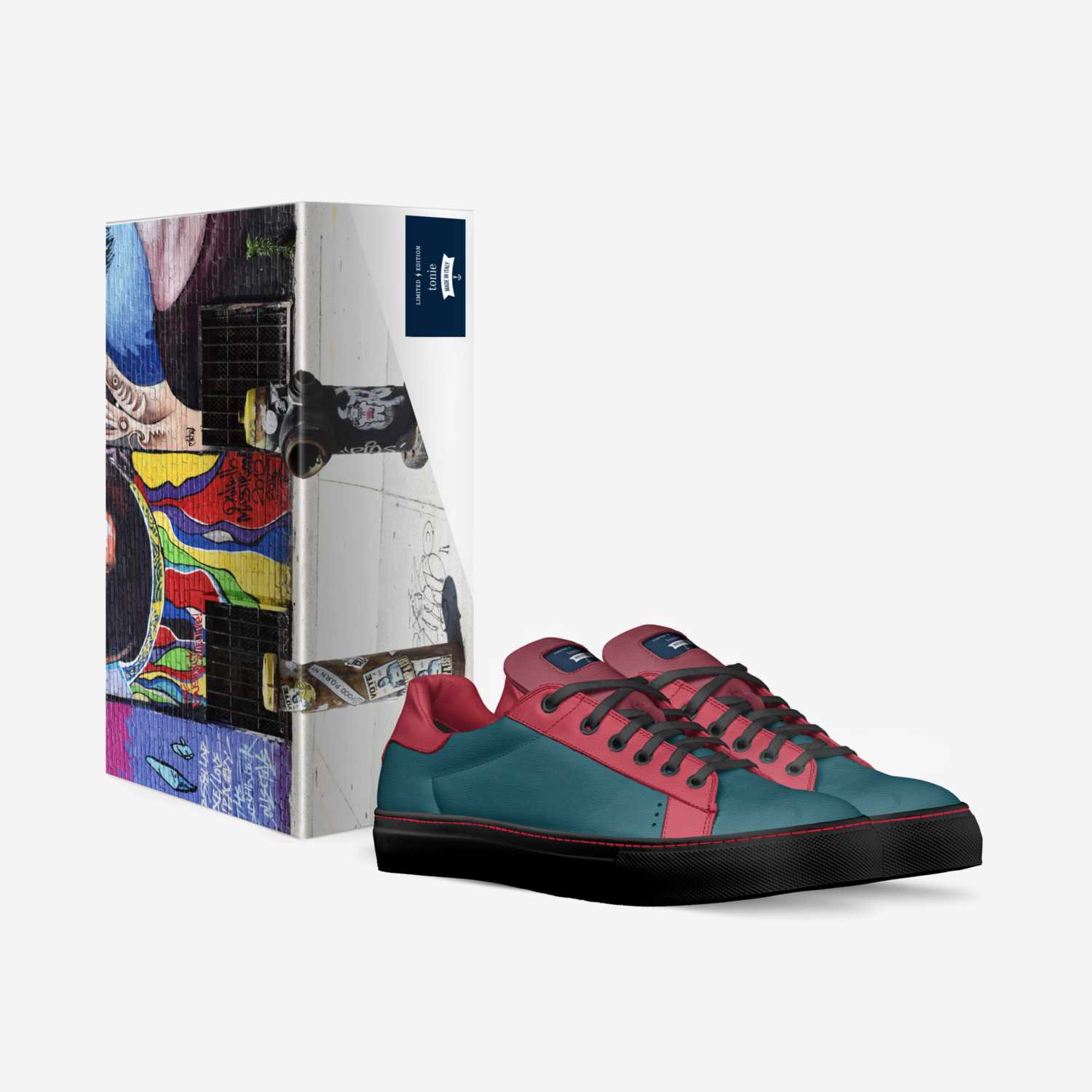 tonie custom made in Italy shoes by Antoinette Johnson | Box view
