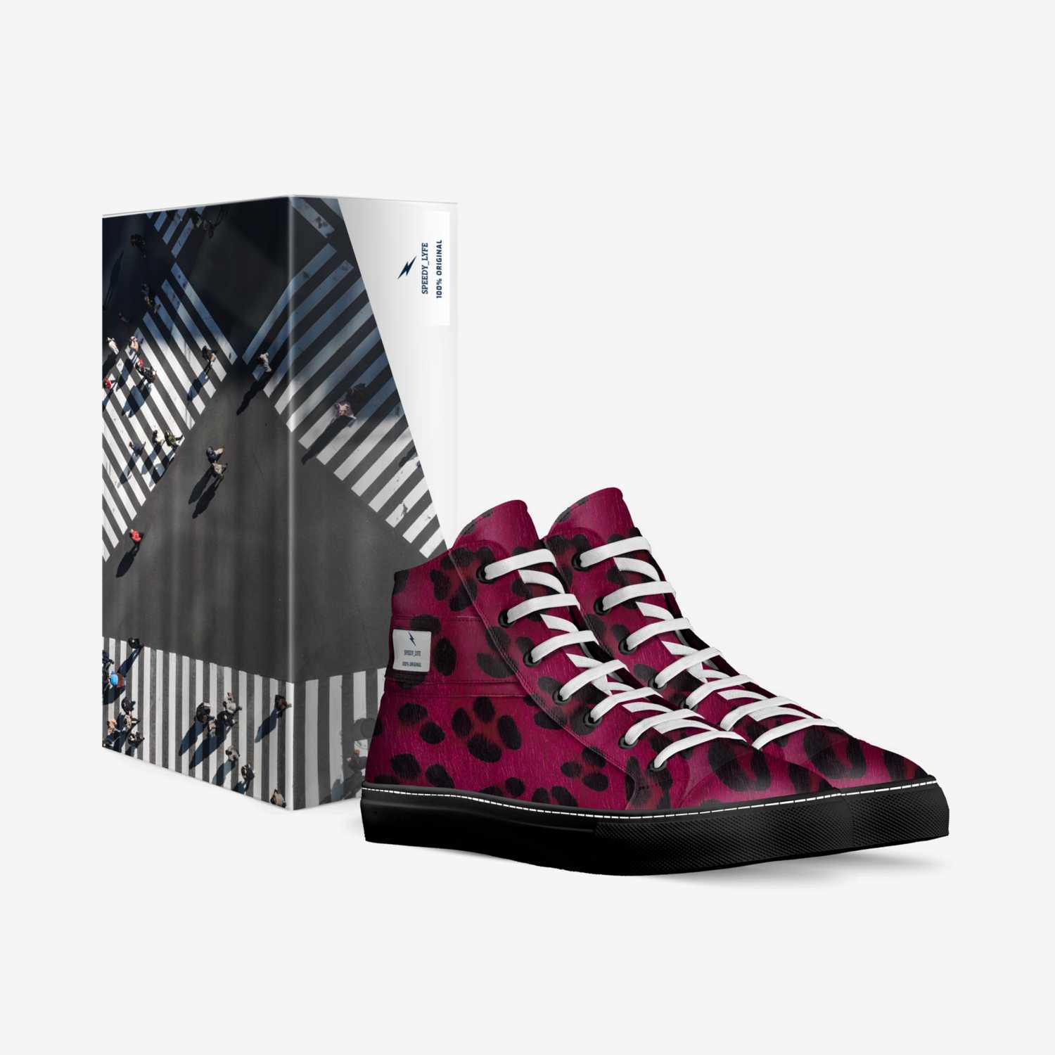 Speedy_lyfe custom made in Italy shoes by Warneka Jackson | Box view
