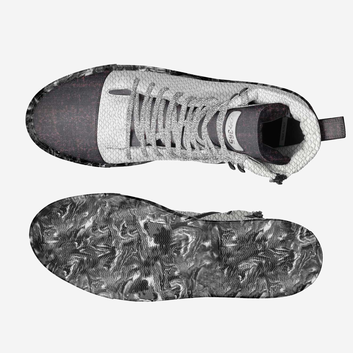 365 custom made in Italy shoes by Christian Nshimiyimana | Top view