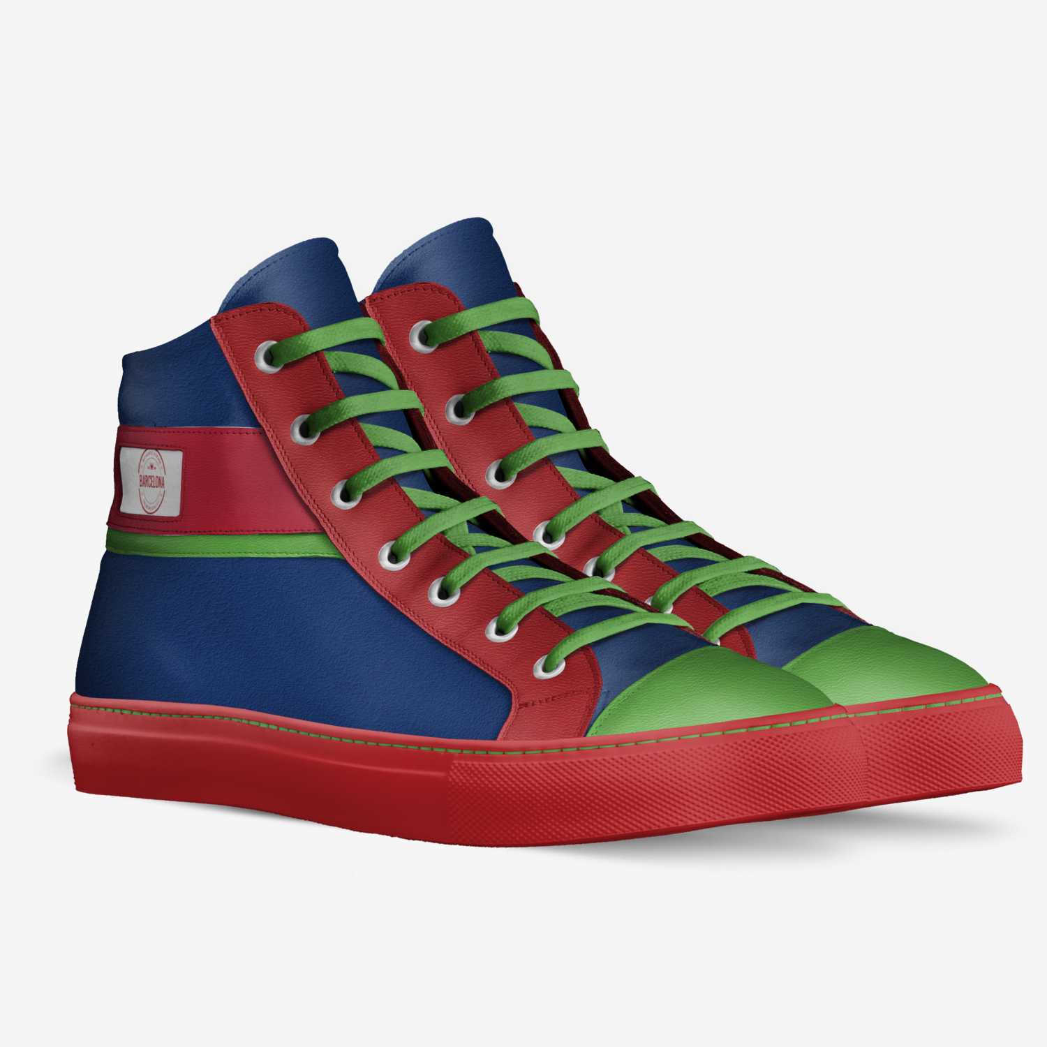 Barcelona custom made in Italy shoes by Shawn Ransom | Double view