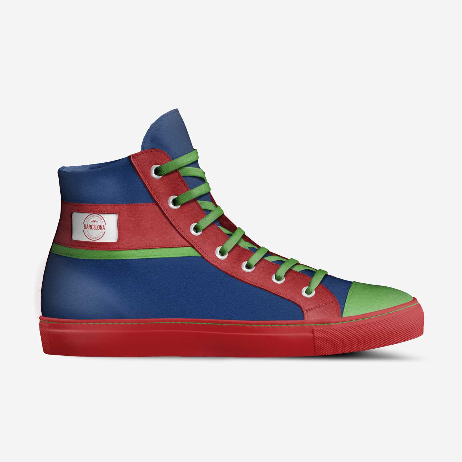 Barcelona custom made in Italy shoes by Shawn Ransom | Side view