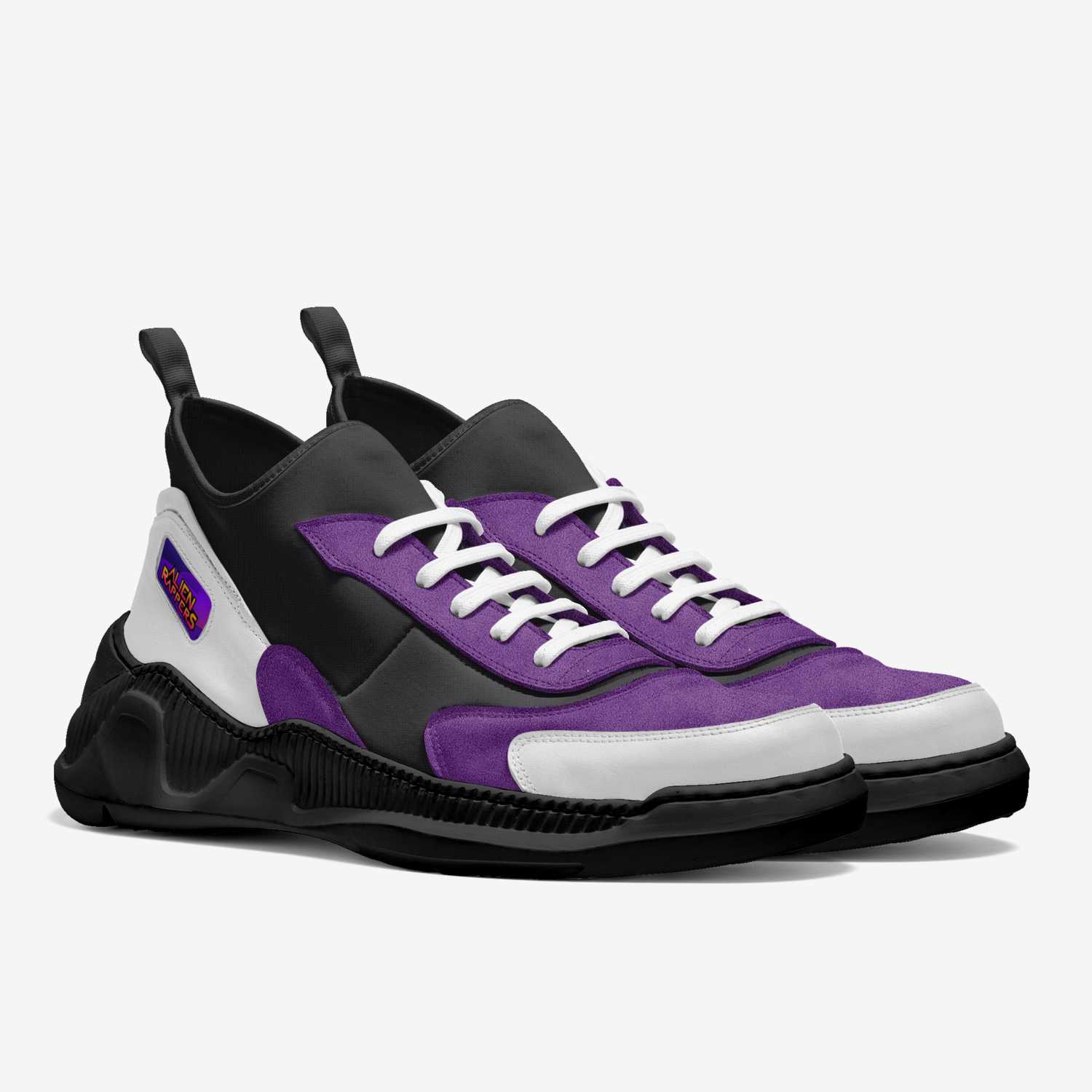 Alien Rappers custom made in Italy shoes by Sole Sanctum | Double view