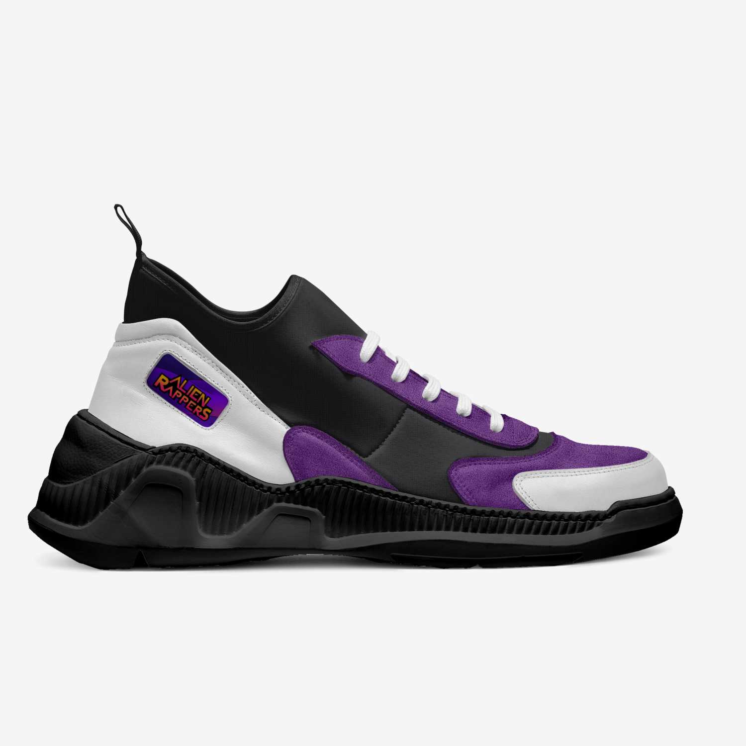 Alien Rappers custom made in Italy shoes by Sole Sanctum | Side view