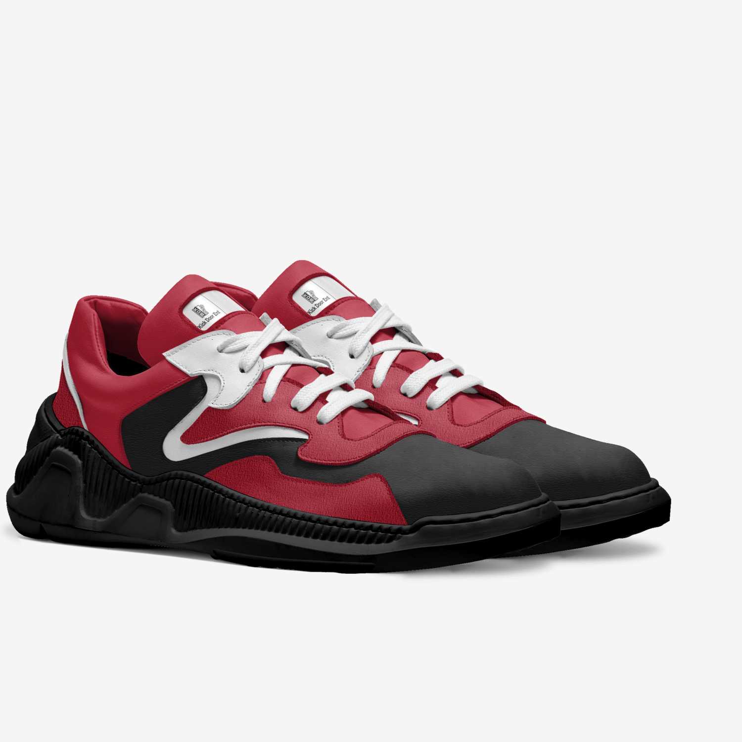 KickDoorKicks-R custom made in Italy shoes by Kameryn Clavon | Double view