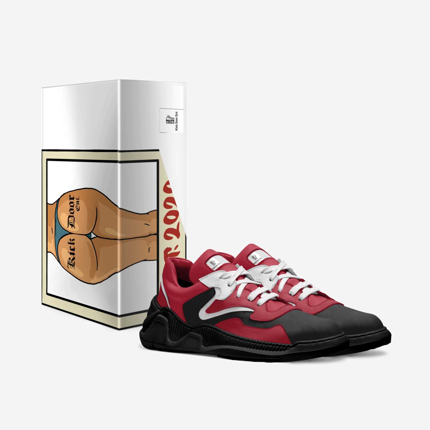 KickDoorKicks-R custom made in Italy shoes by Kameryn Clavon | Box view