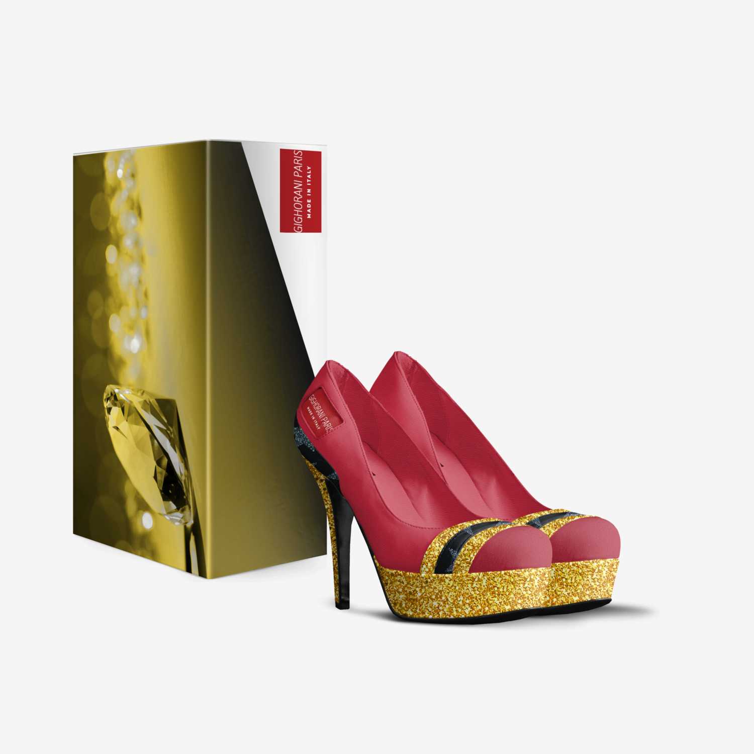 GIGHORANI PARIS custom made in Italy shoes by Tiffany Fox | Box view