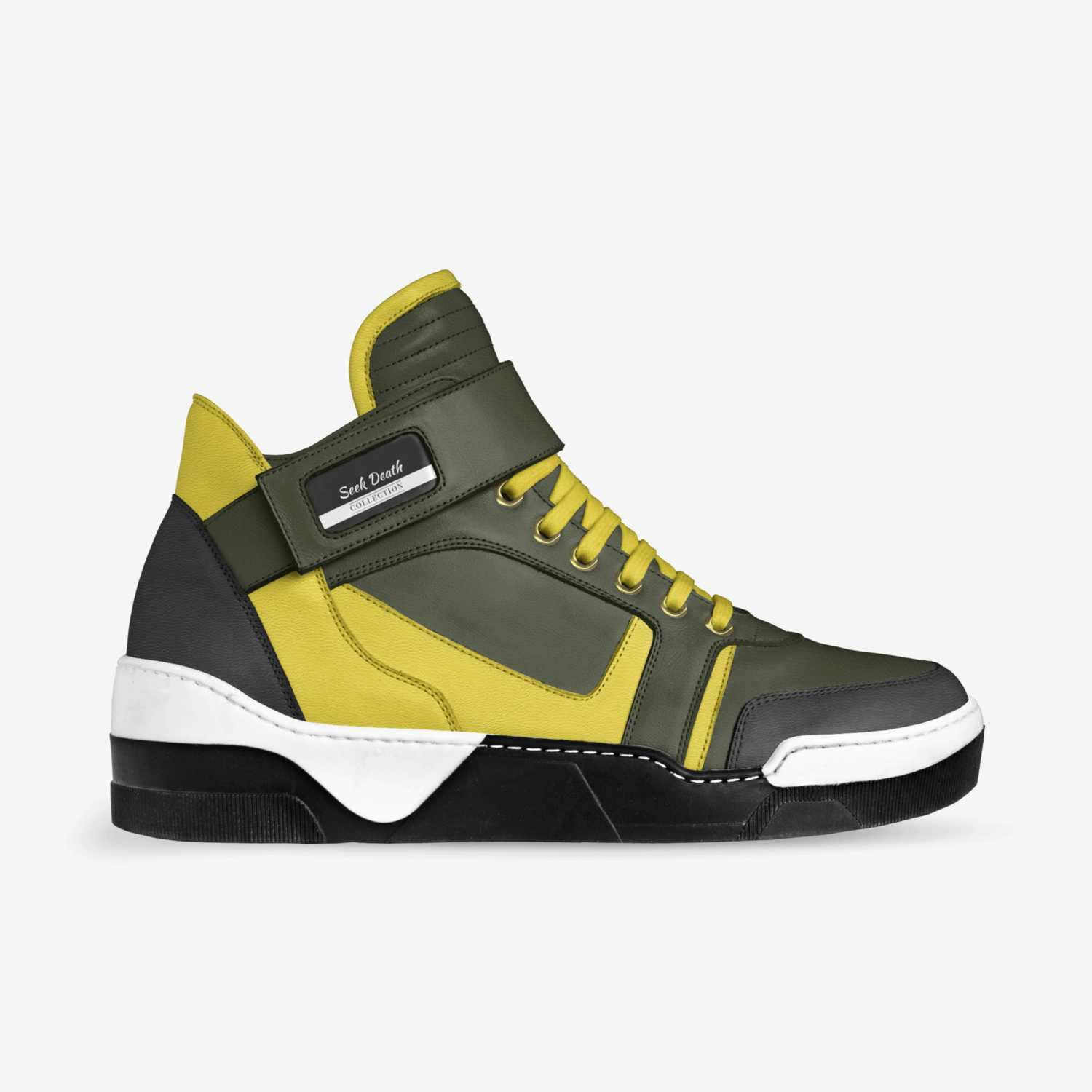 Seek Death custom made in Italy shoes by Mark Evans | Side view