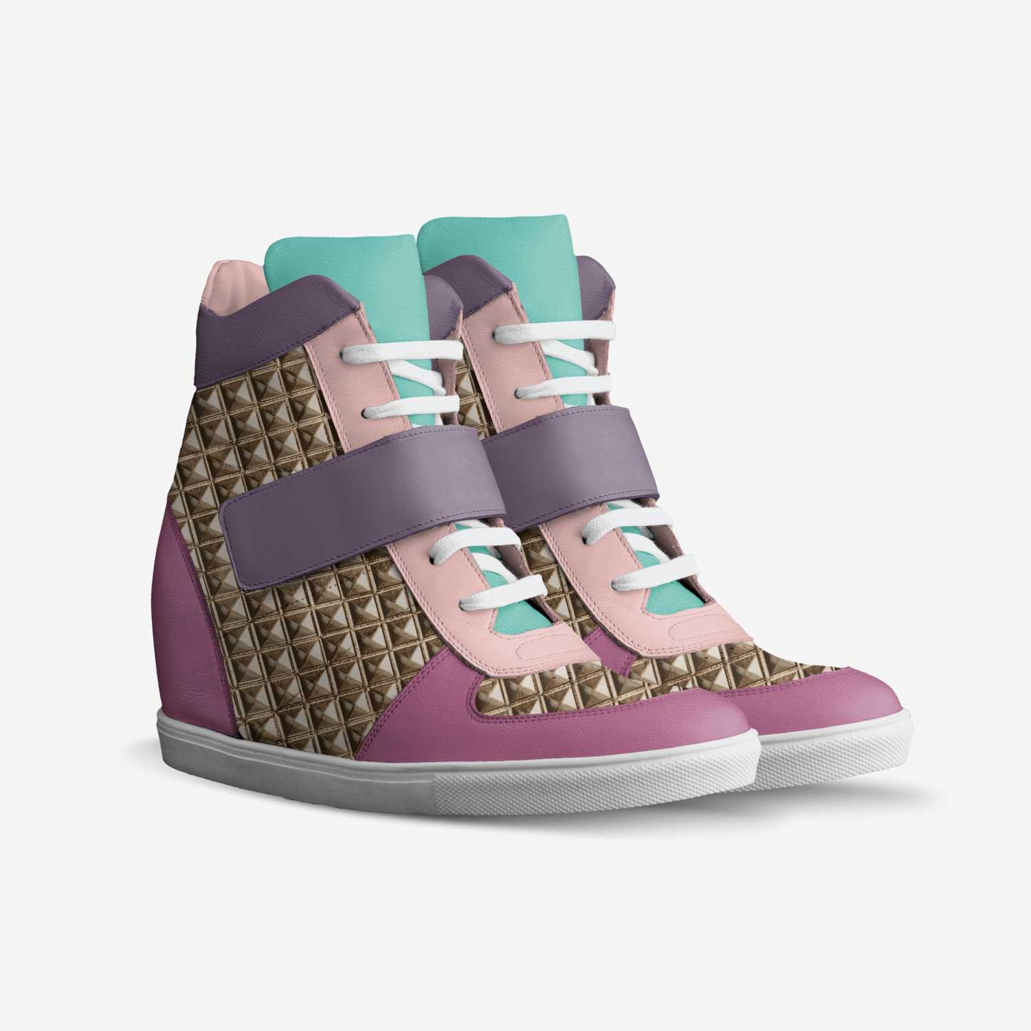 Kenosha's  custom made in Italy shoes by Dangela K Ferguson | Double view