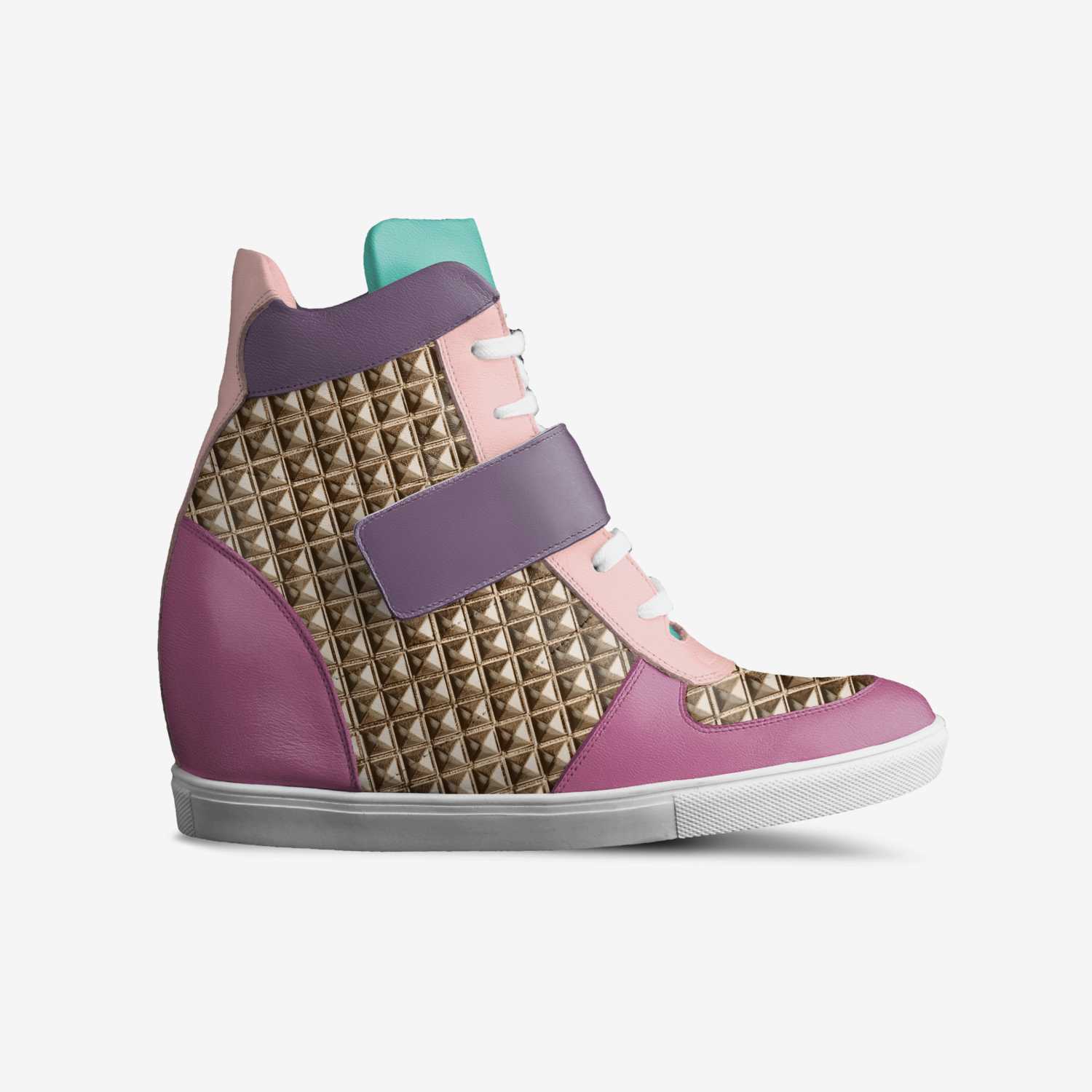 Kenosha's  custom made in Italy shoes by Dangela K Ferguson | Side view