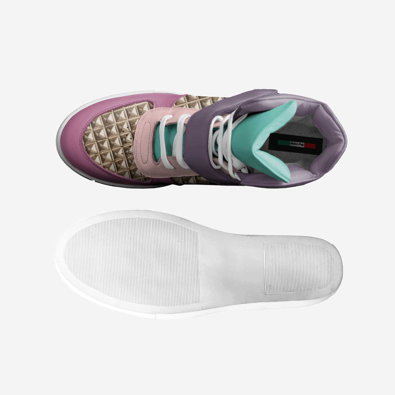 Kenosha's  custom made in Italy shoes by Dangela K Ferguson | Top view