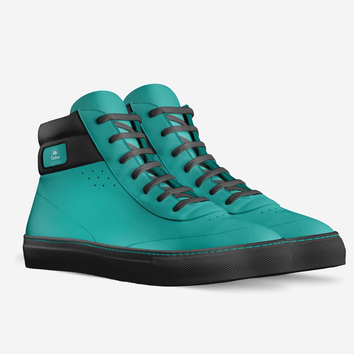 Beaters custom made in Italy shoes by Chinyere Okereke | Double view