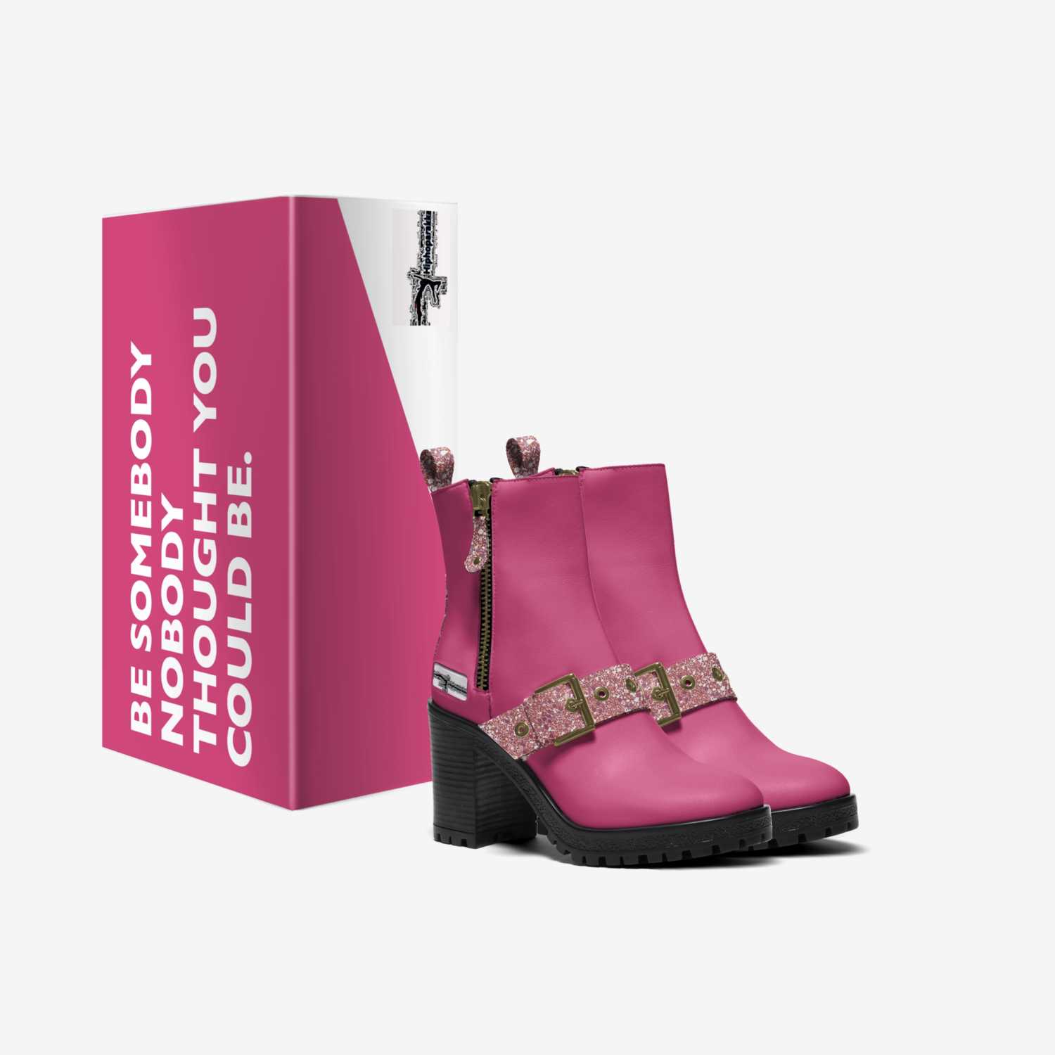 Hiphoparakka  custom made in Italy shoes by Sandi Mitchell | Box view