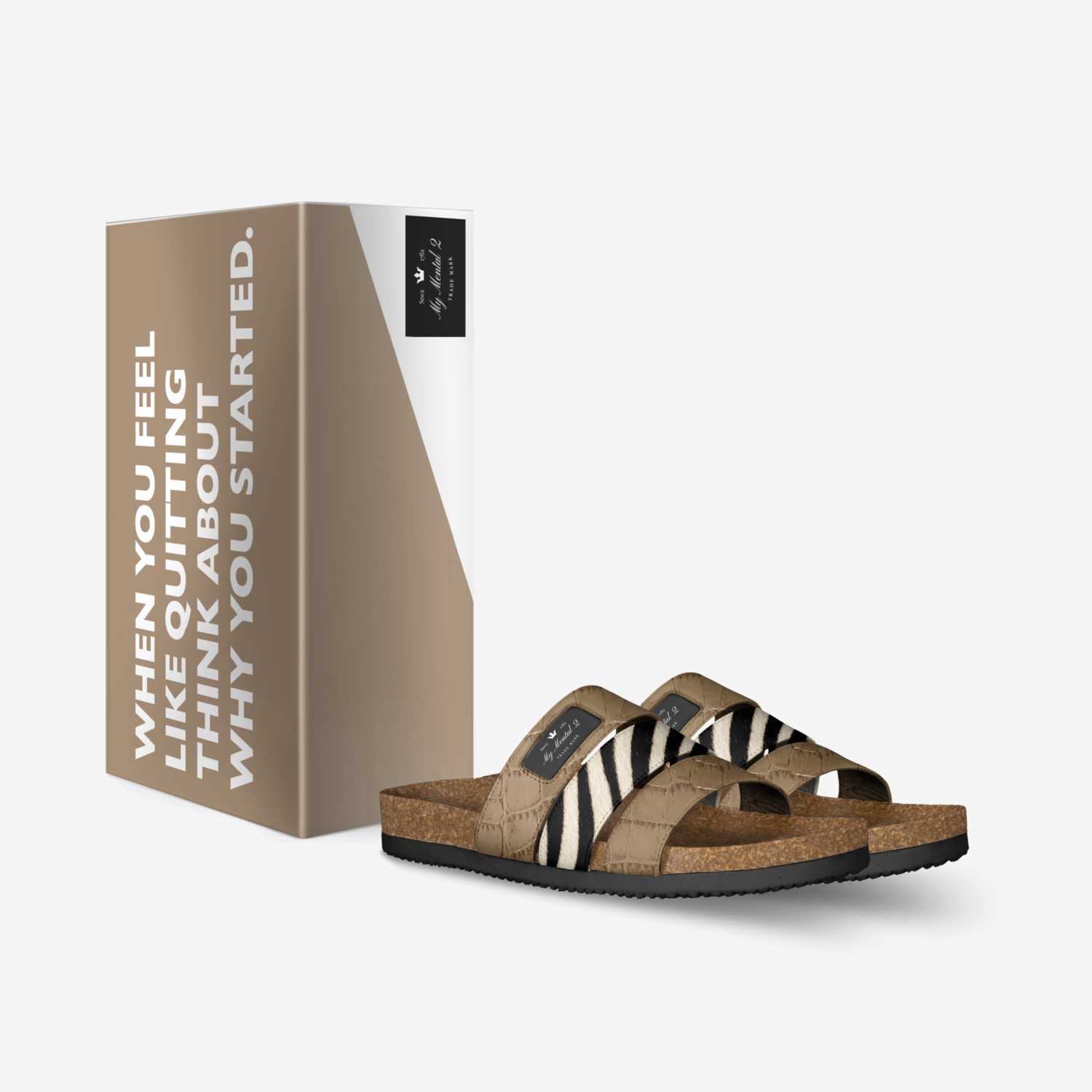 My Mental 2 custom made in Italy shoes by Natasha M Jones | Box view