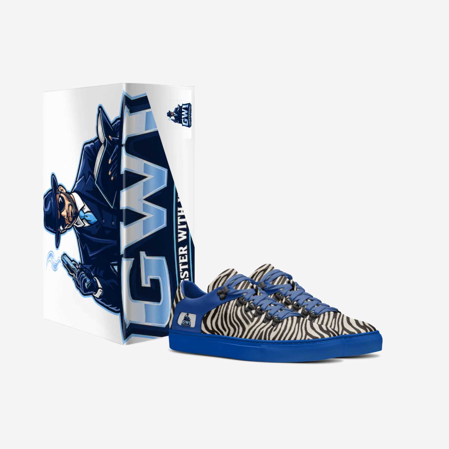 G.W.I custom made in Italy shoes by Kemar Donovan Bailey | Box view