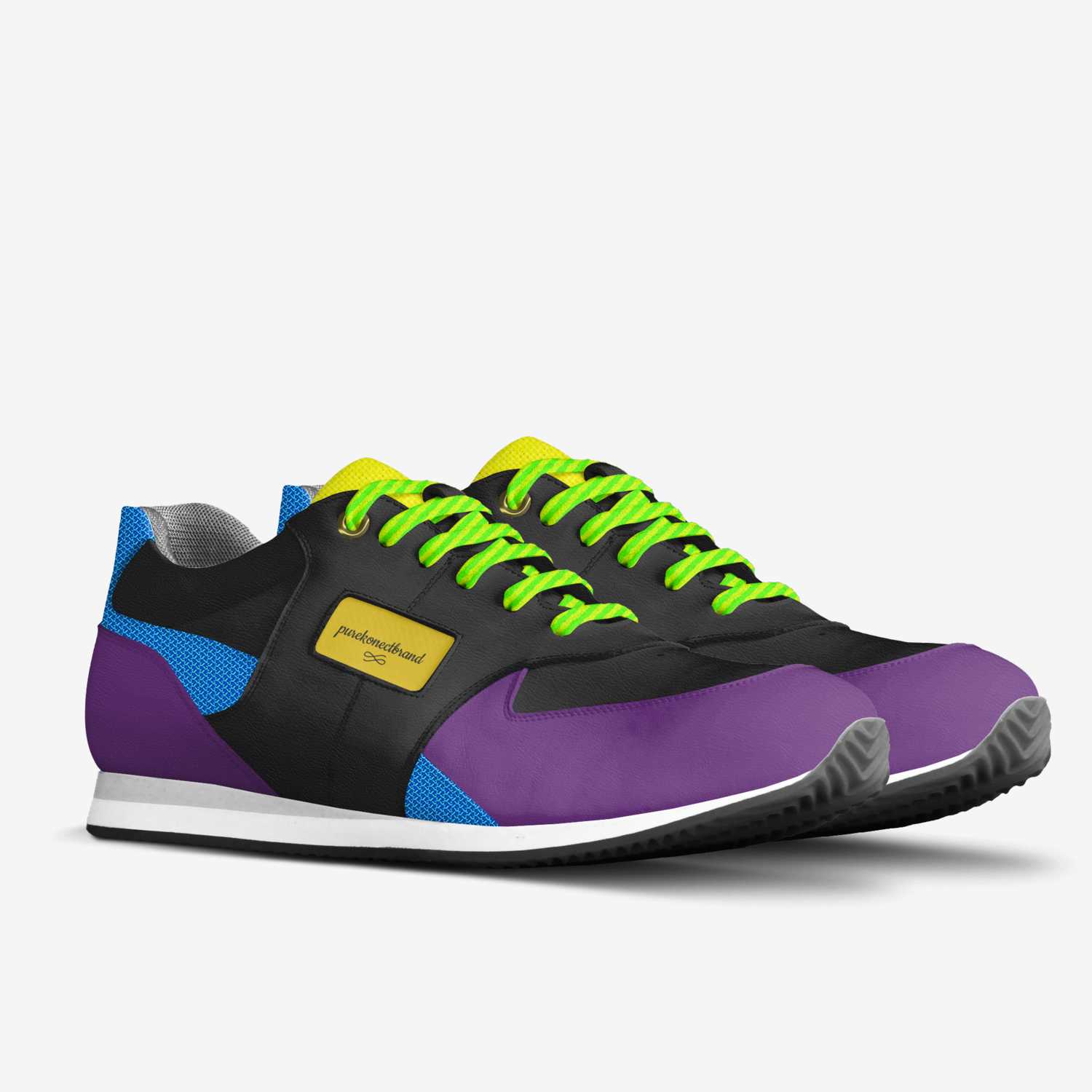 purekonectbrand  custom made in Italy shoes by Gershom Sikaala | Double view