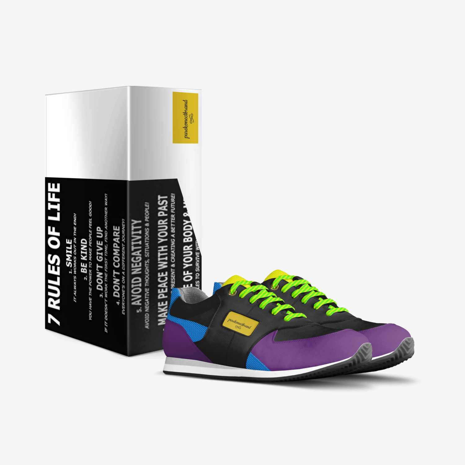 purekonectbrand  custom made in Italy shoes by Gershom Sikaala | Box view