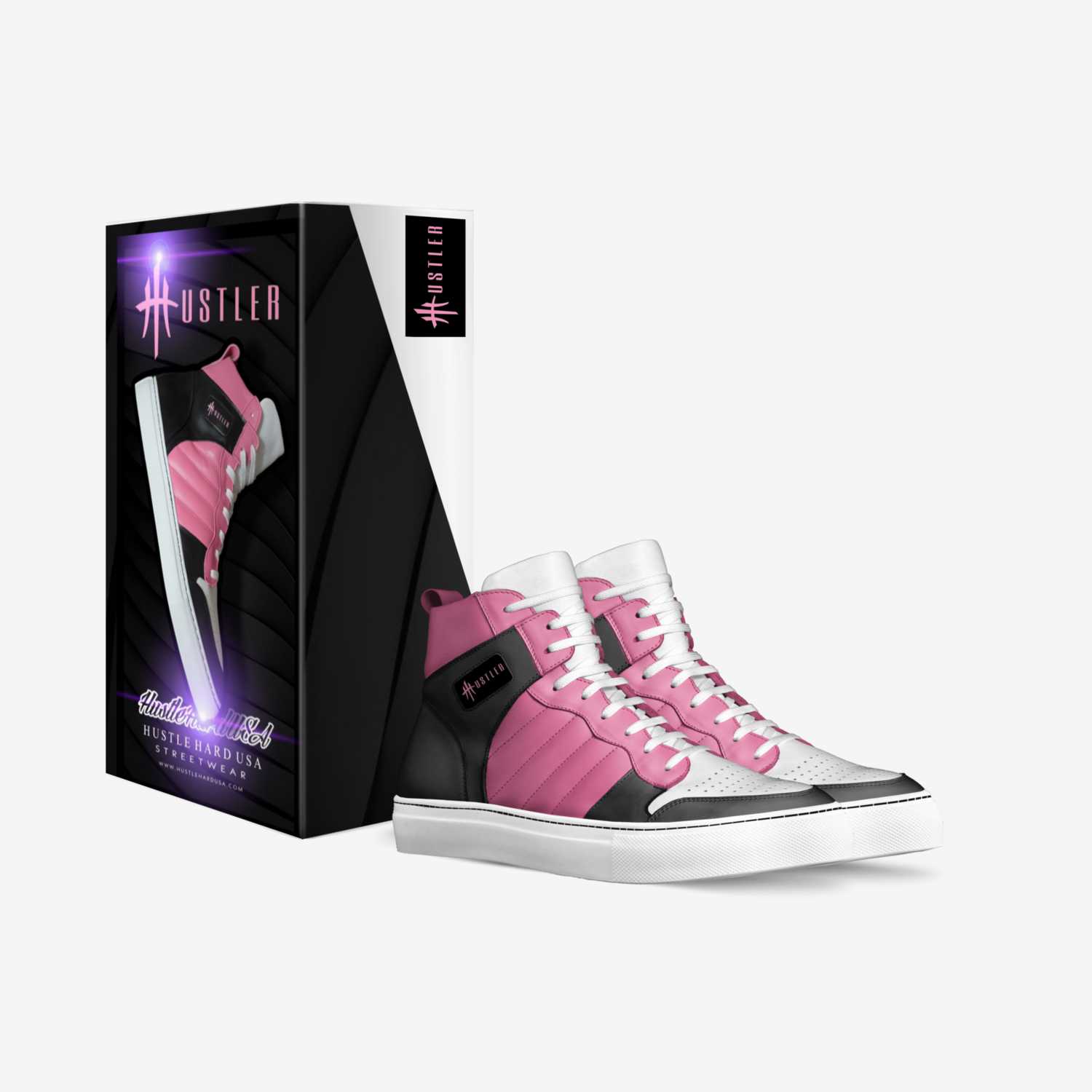 HustleHardUSA custom made in Italy shoes by Roger Casanova | Box view