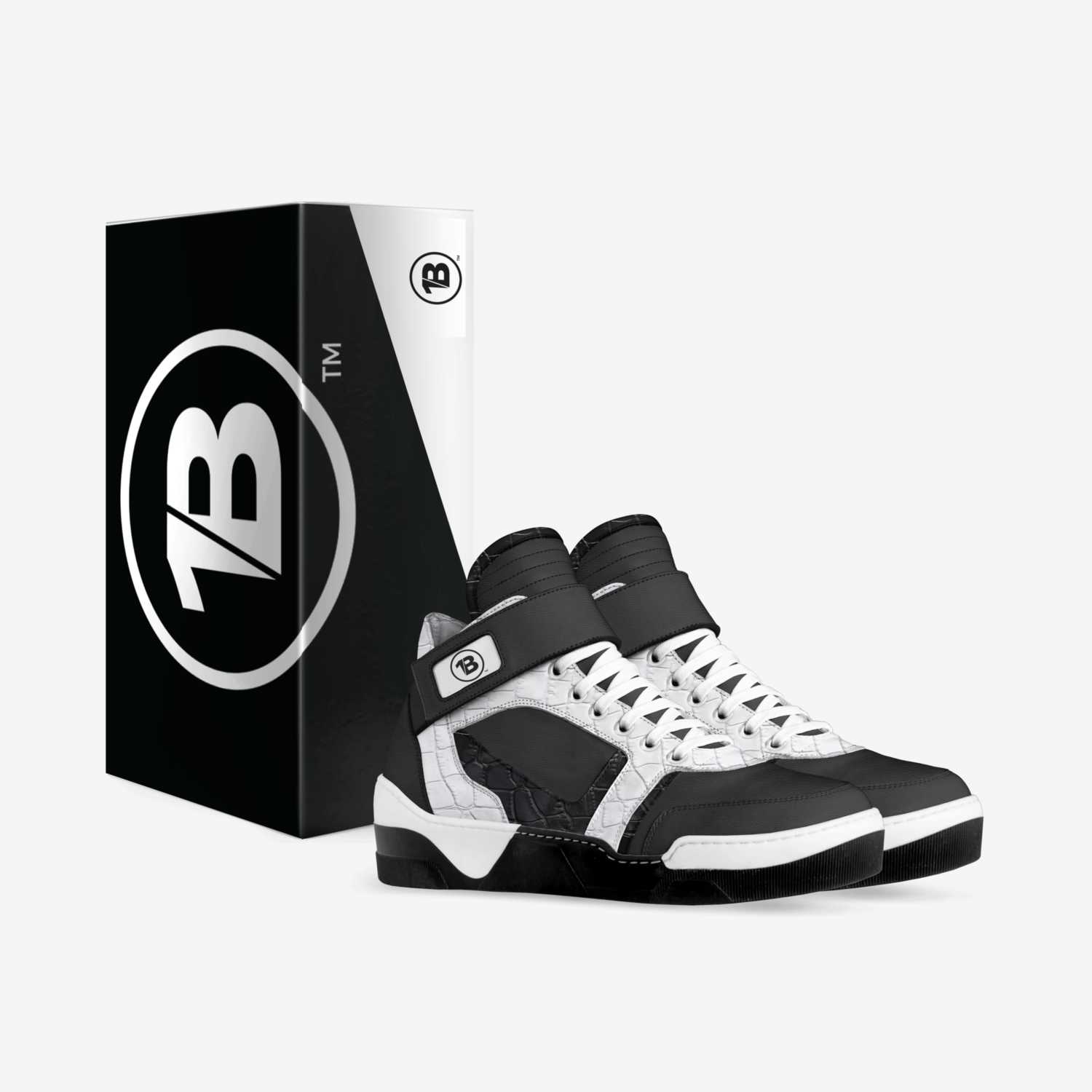 OneBand Hightop custom made in Italy shoes by One Band, Llc | Box view