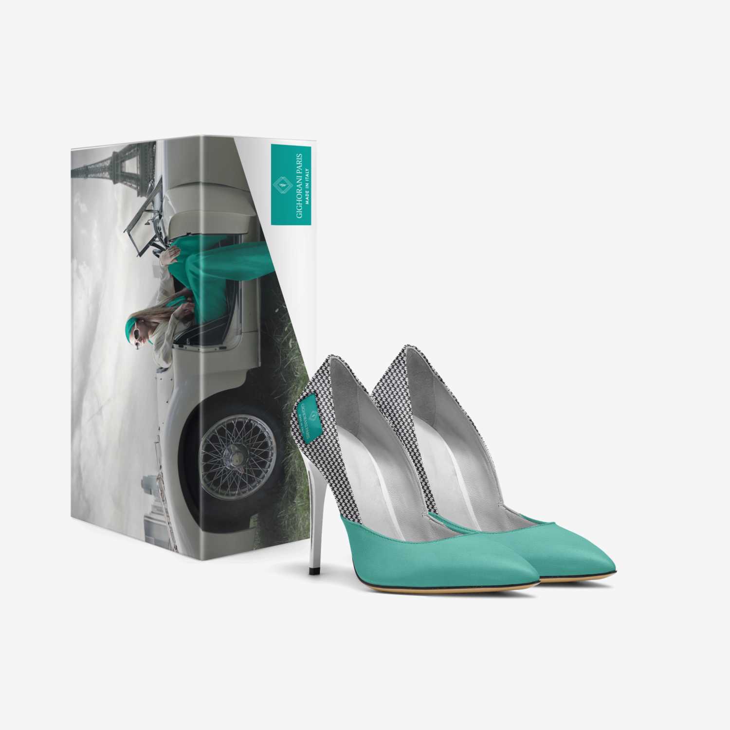 GIGHORANI PARIS custom made in Italy shoes by Tiffany Fox | Box view