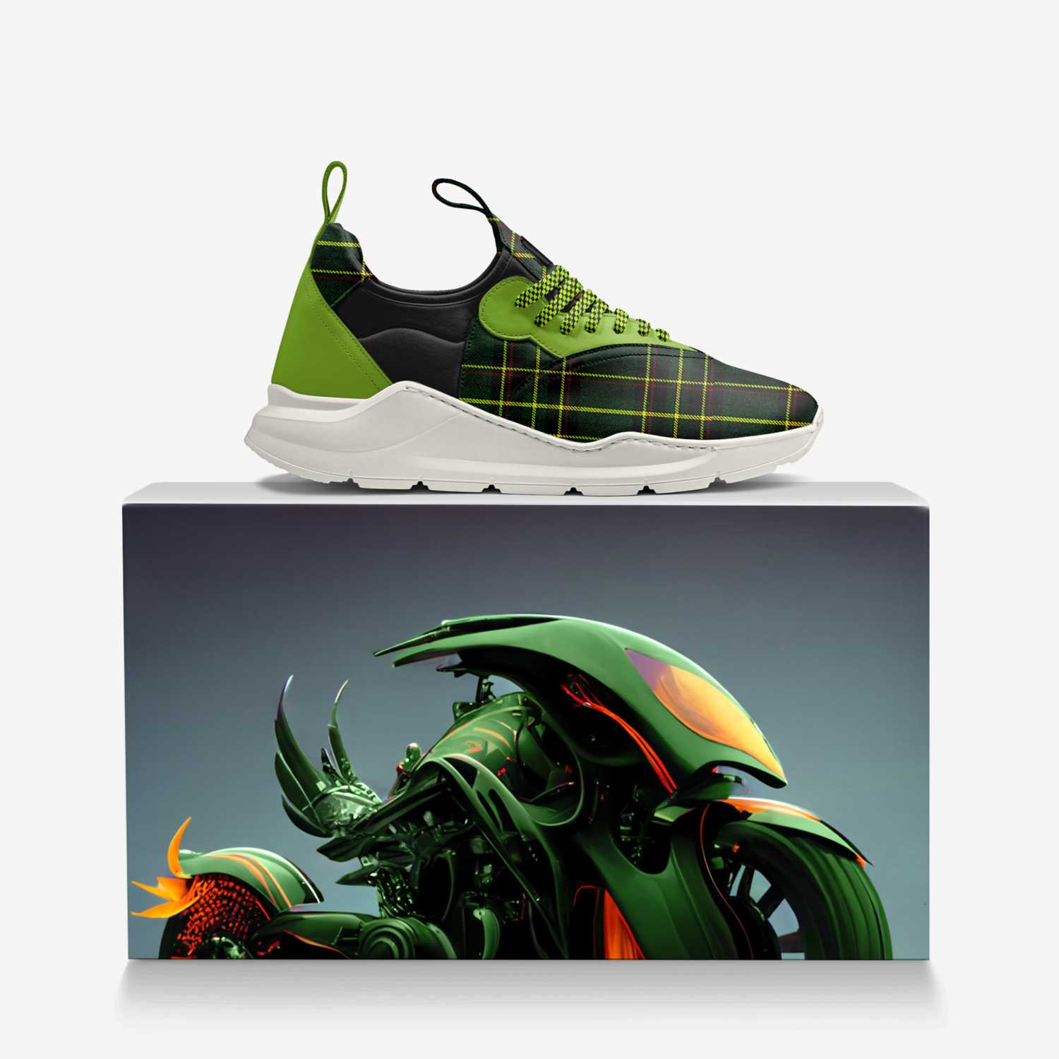 Blahunn701 custom made in Italy shoes by Jahi Ali-bey | Over box view