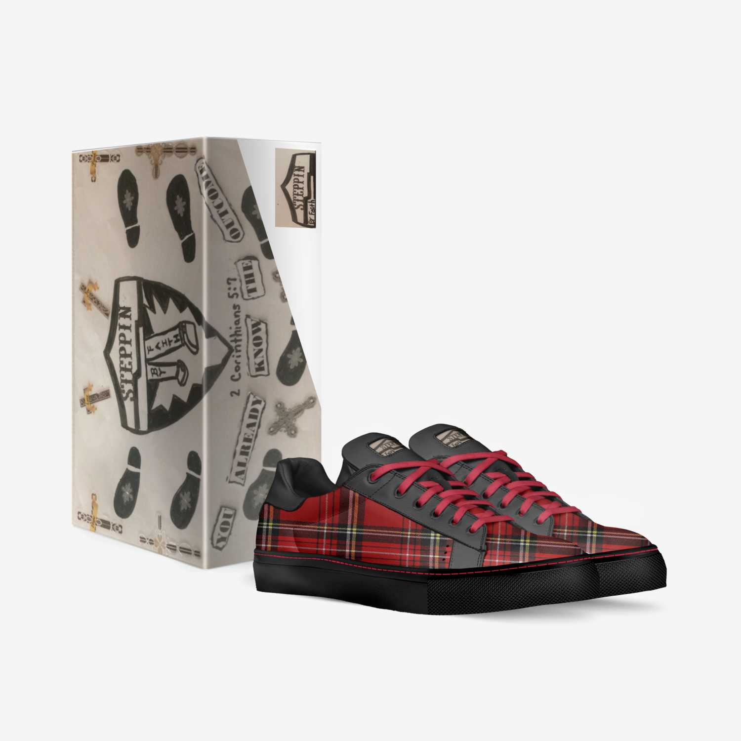 Steppin By Faith custom made in Italy shoes by Tina M Fields | Box view