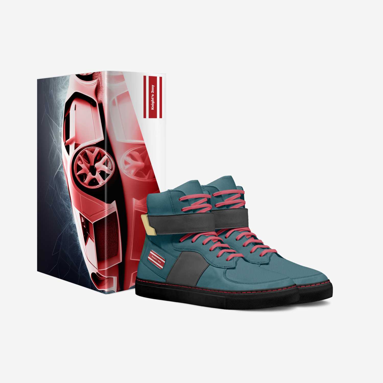 Knight's 3my custom made in Italy shoes by Jomo Carter | Box view
