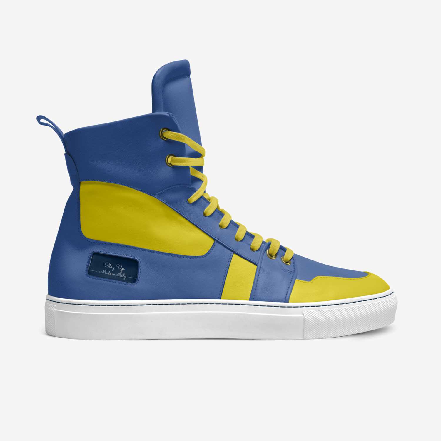 Stay Up custom made in Italy shoes by Larry Perry, Sr. | Side view