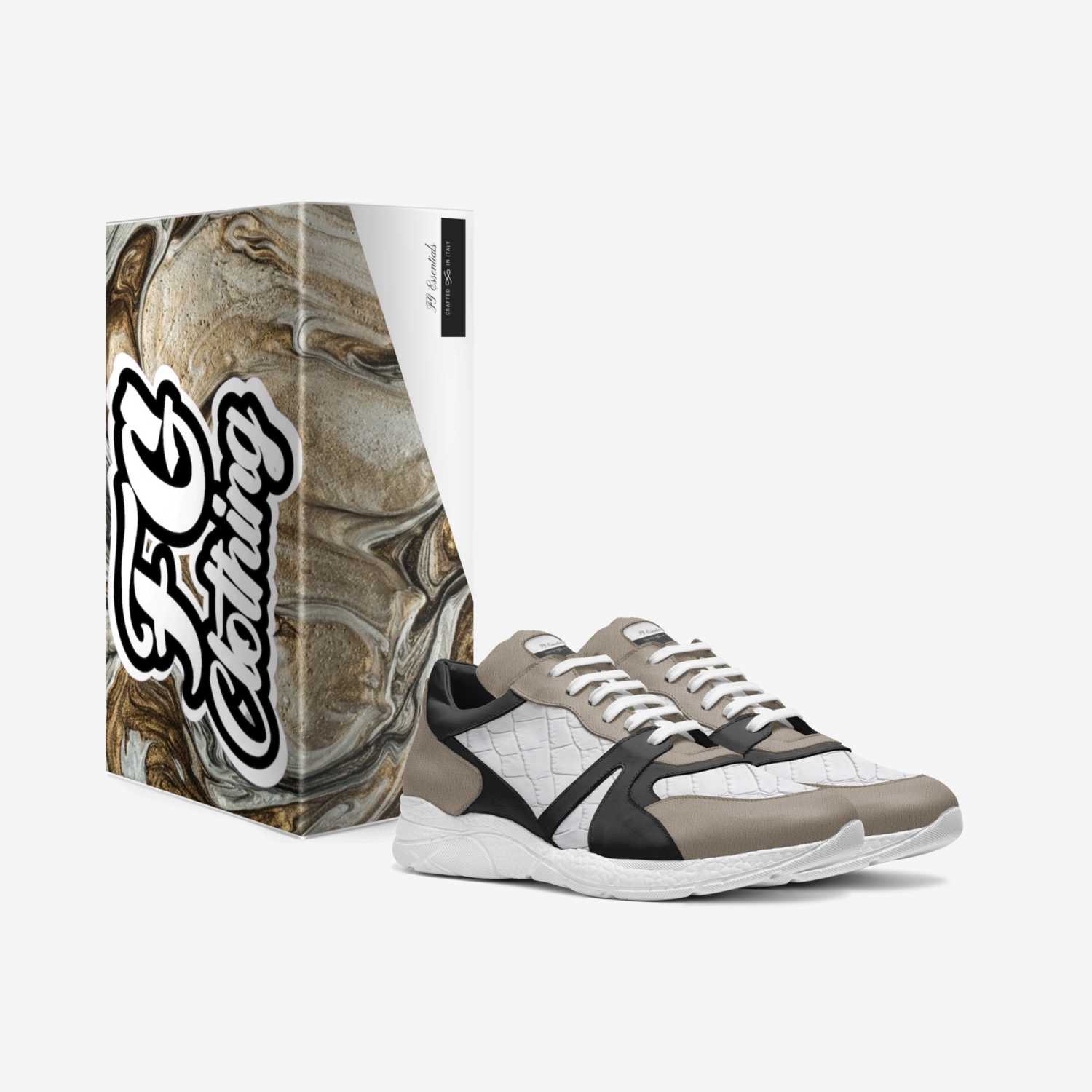 FG Essentials custom made in Italy shoes by Jojuan Carroll | Box view