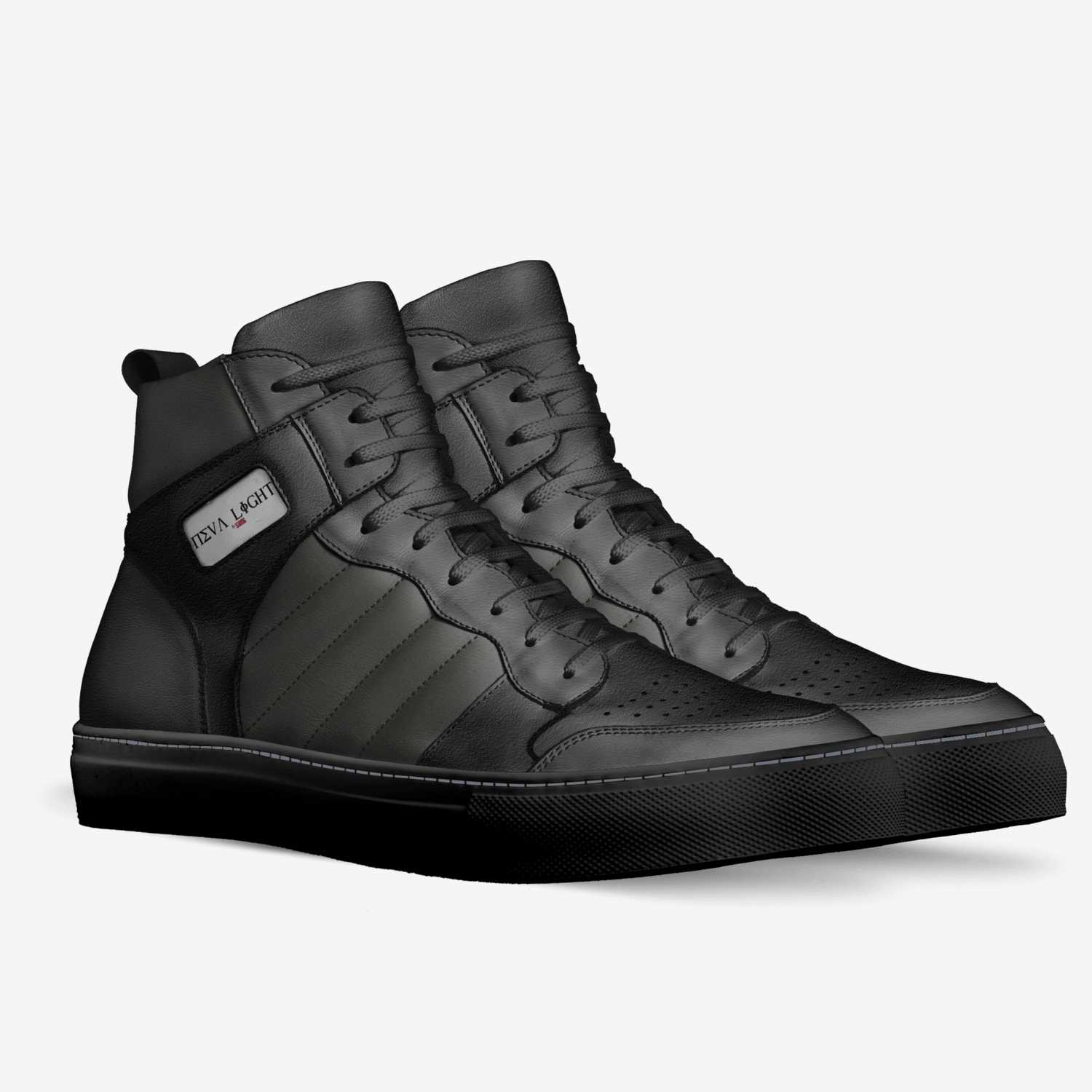 NL 1s Shadow banz  custom made in Italy shoes by Joshua Rosalejos | Double view