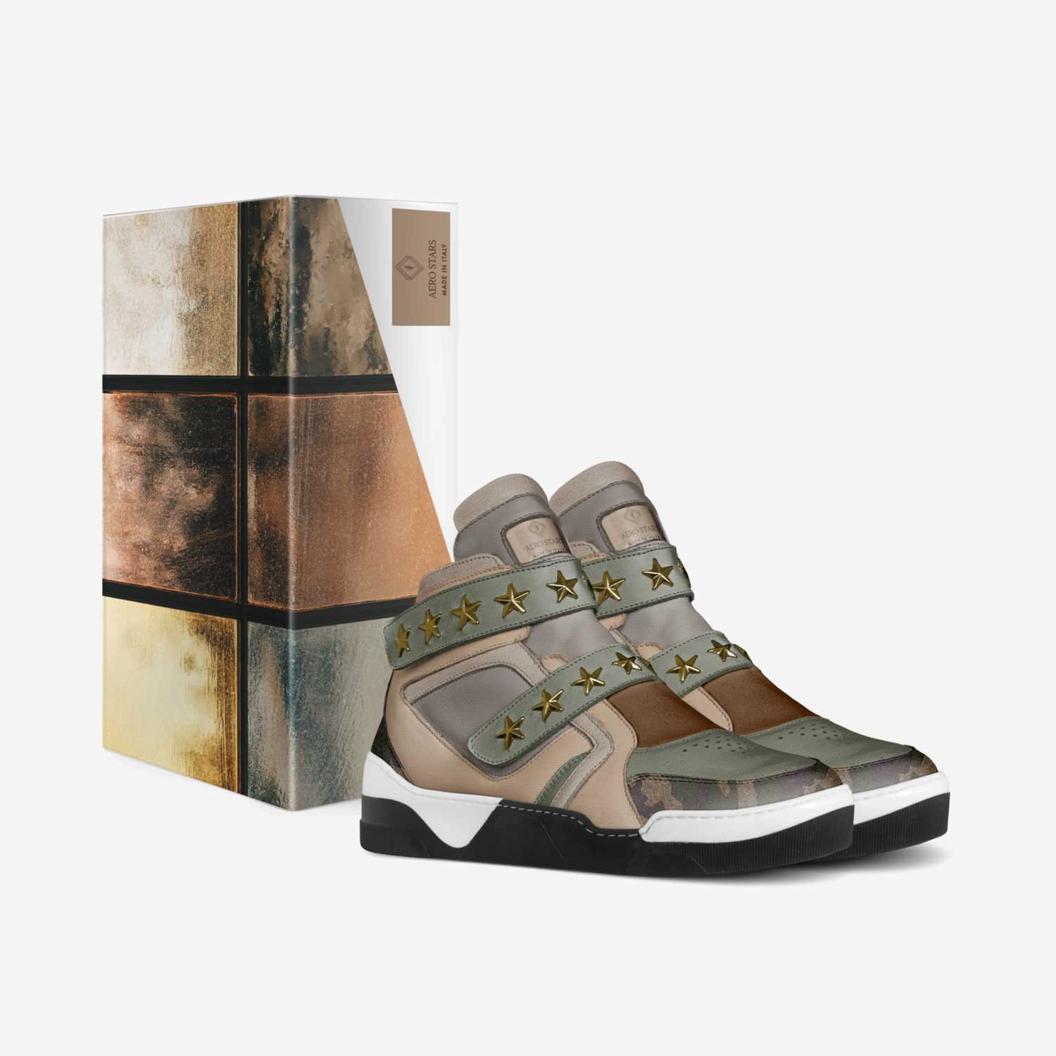 Aero Stars custom made in Italy shoes by Aristotle Hendricks | Box view