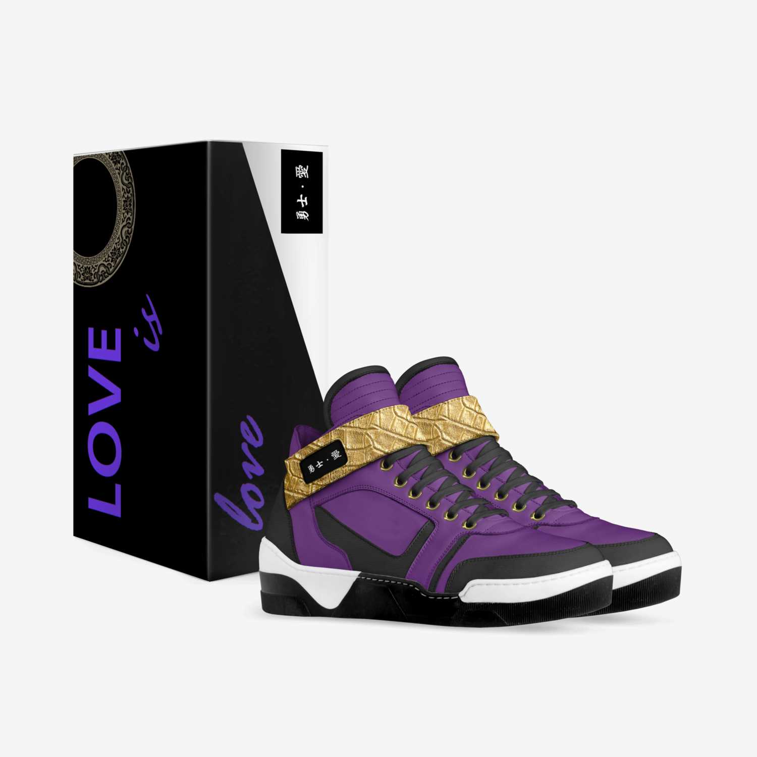 勇士。愛 custom made in Italy shoes by Bonnie Leung | Box view