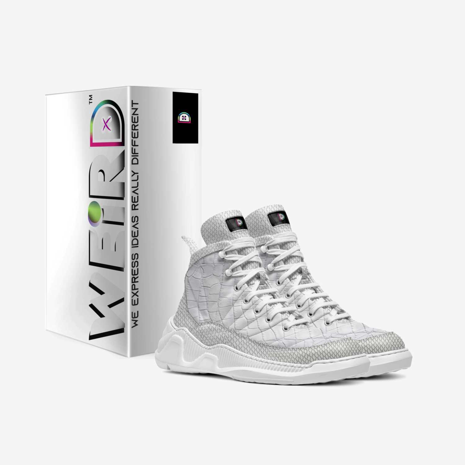 Reptilian 28 custom made in Italy shoes by Tyler Boseman | Box view