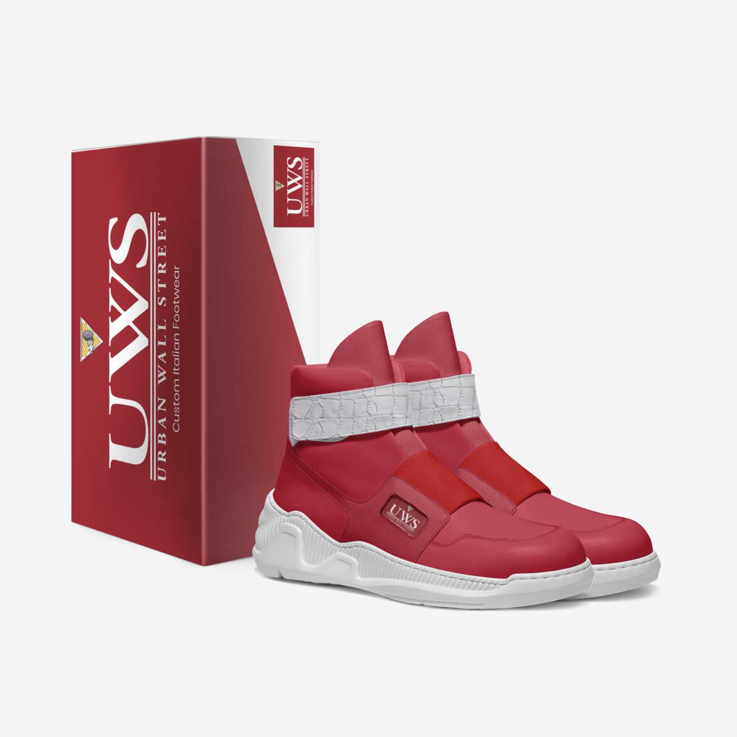 BK REDZ custom made in Italy shoes by Urbanwallstreet Earl | Box view