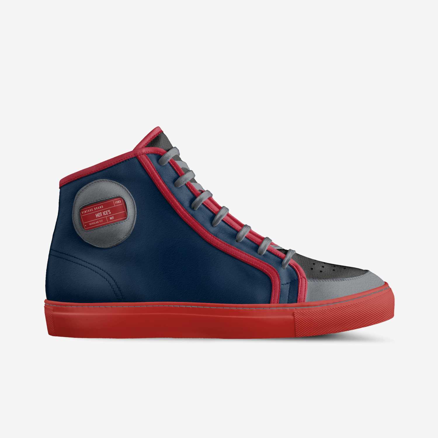 HOT ICE'S custom made in Italy shoes by Antrell Chandler | Side view