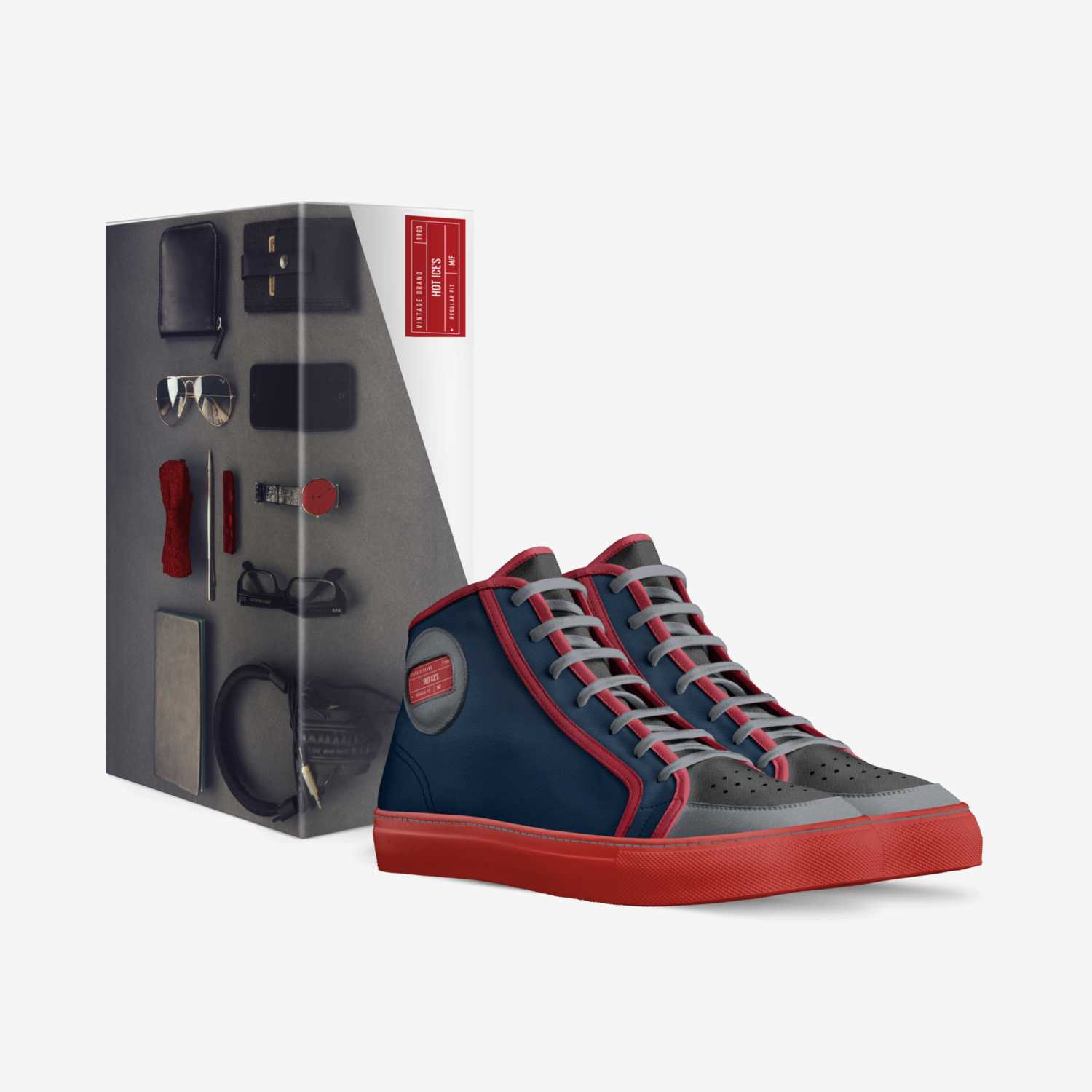 HOT ICE'S custom made in Italy shoes by Antrell Chandler | Box view