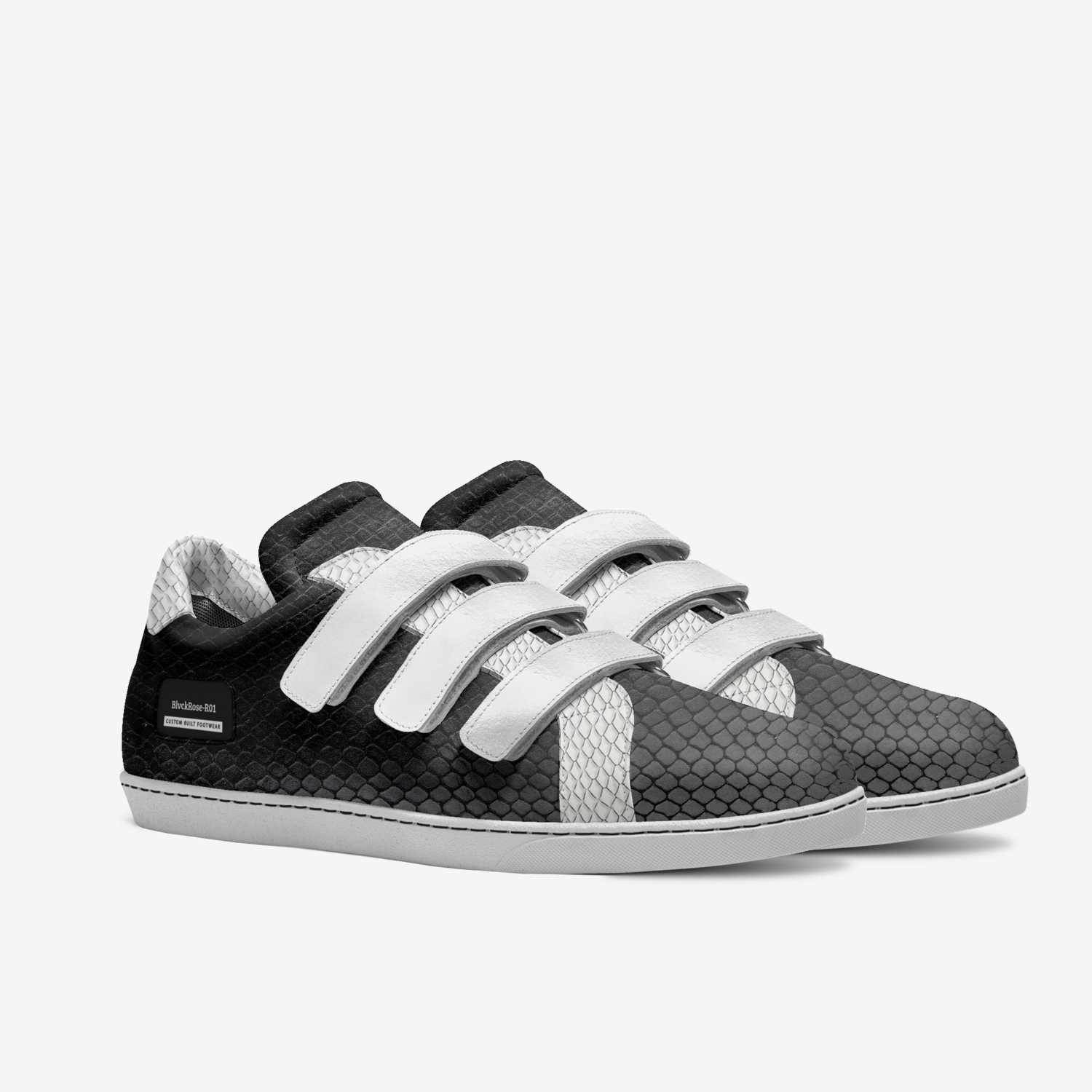 BlvckRose-R01 custom made in Italy shoes by Robert Bailey | Double view