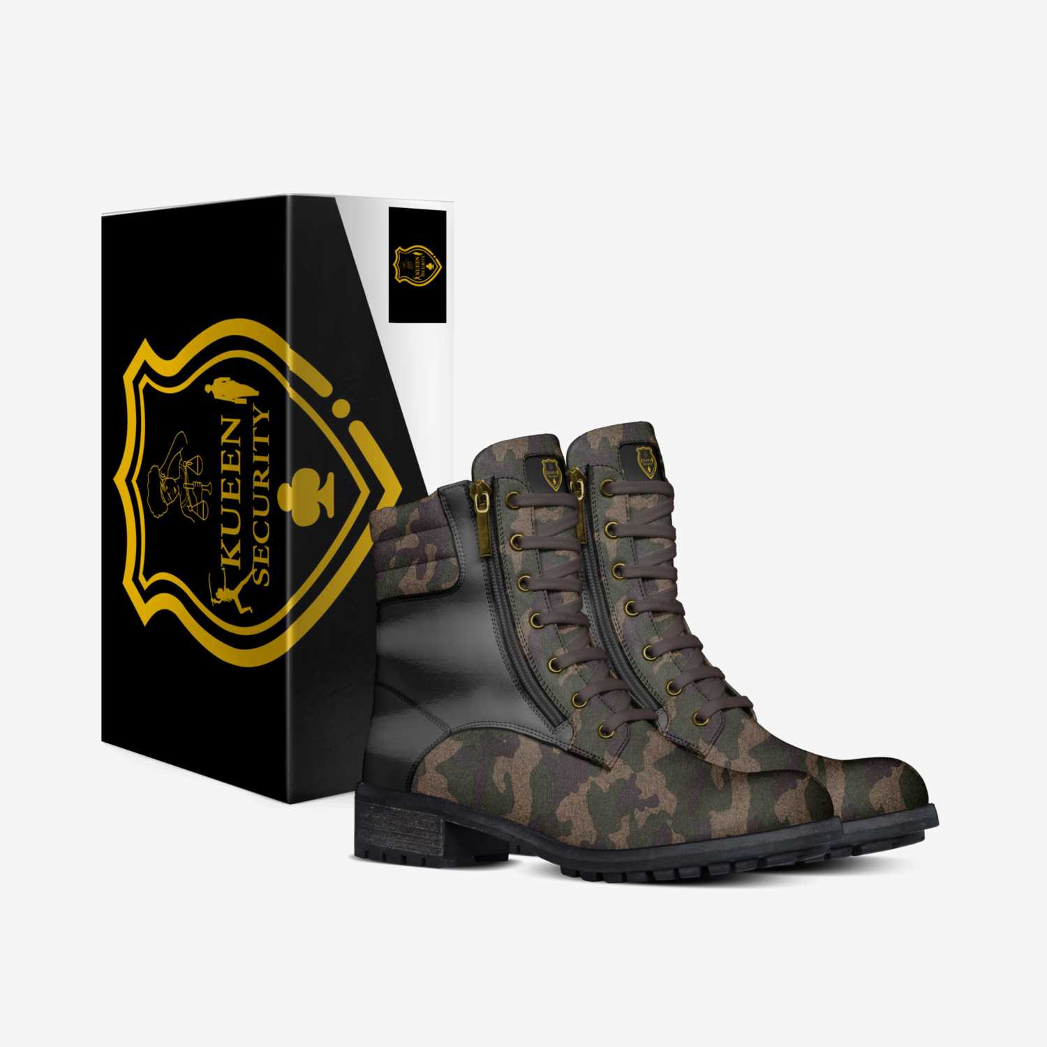 Kueen  custom made in Italy shoes by Amira Bady | Box view