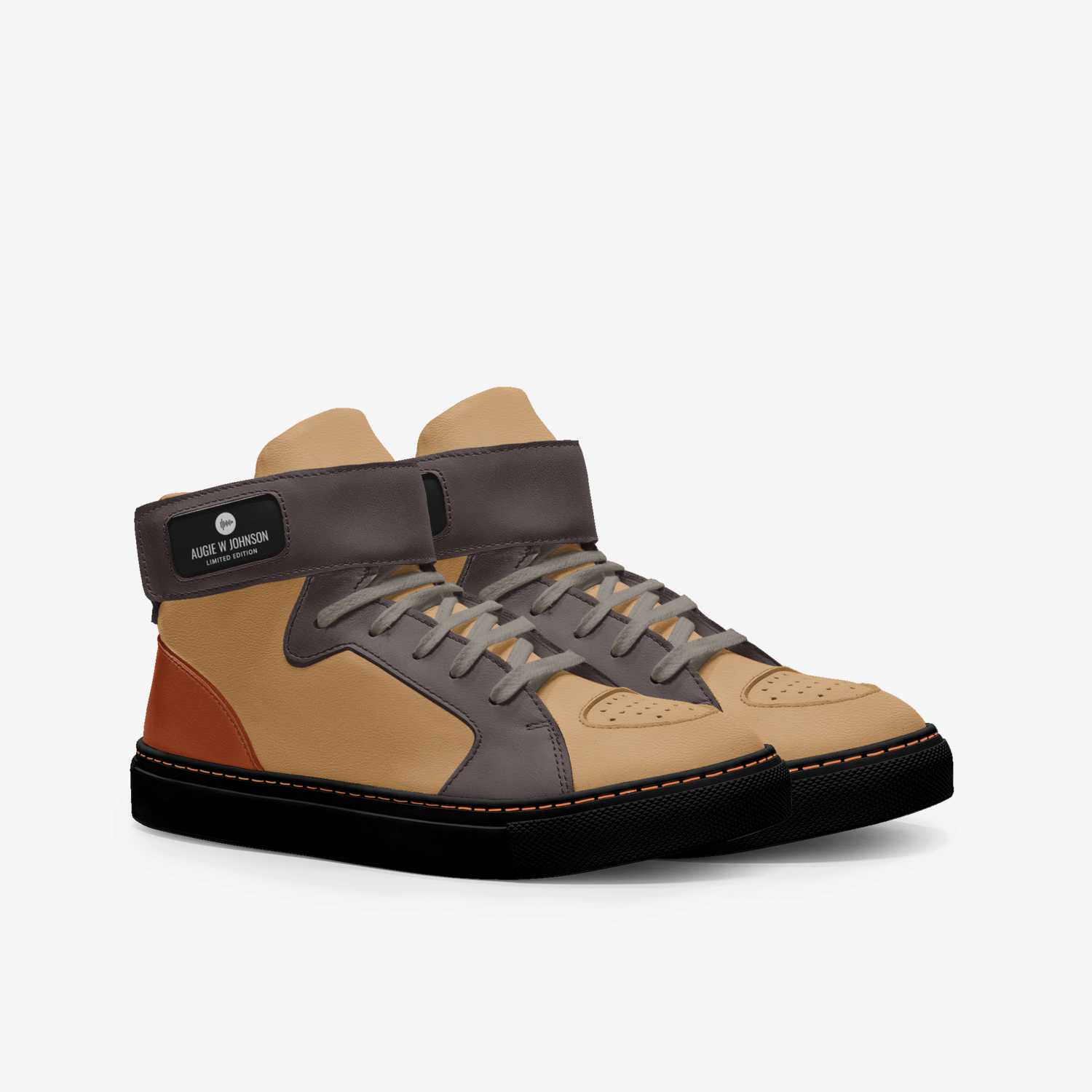 Augie W Johnson custom made in Italy shoes by Tishema Johnson Cromwell | Double view