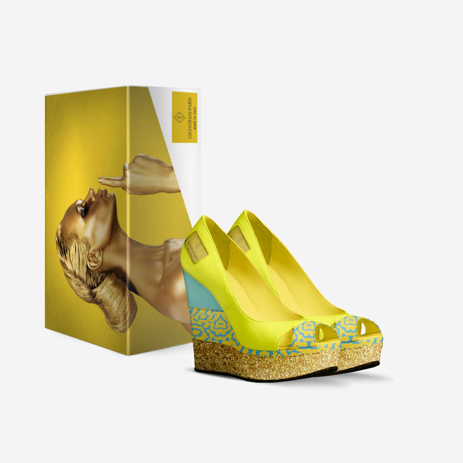 GIGHORANI PARIS custom made in Italy shoes by Tiffany Fox | Box view