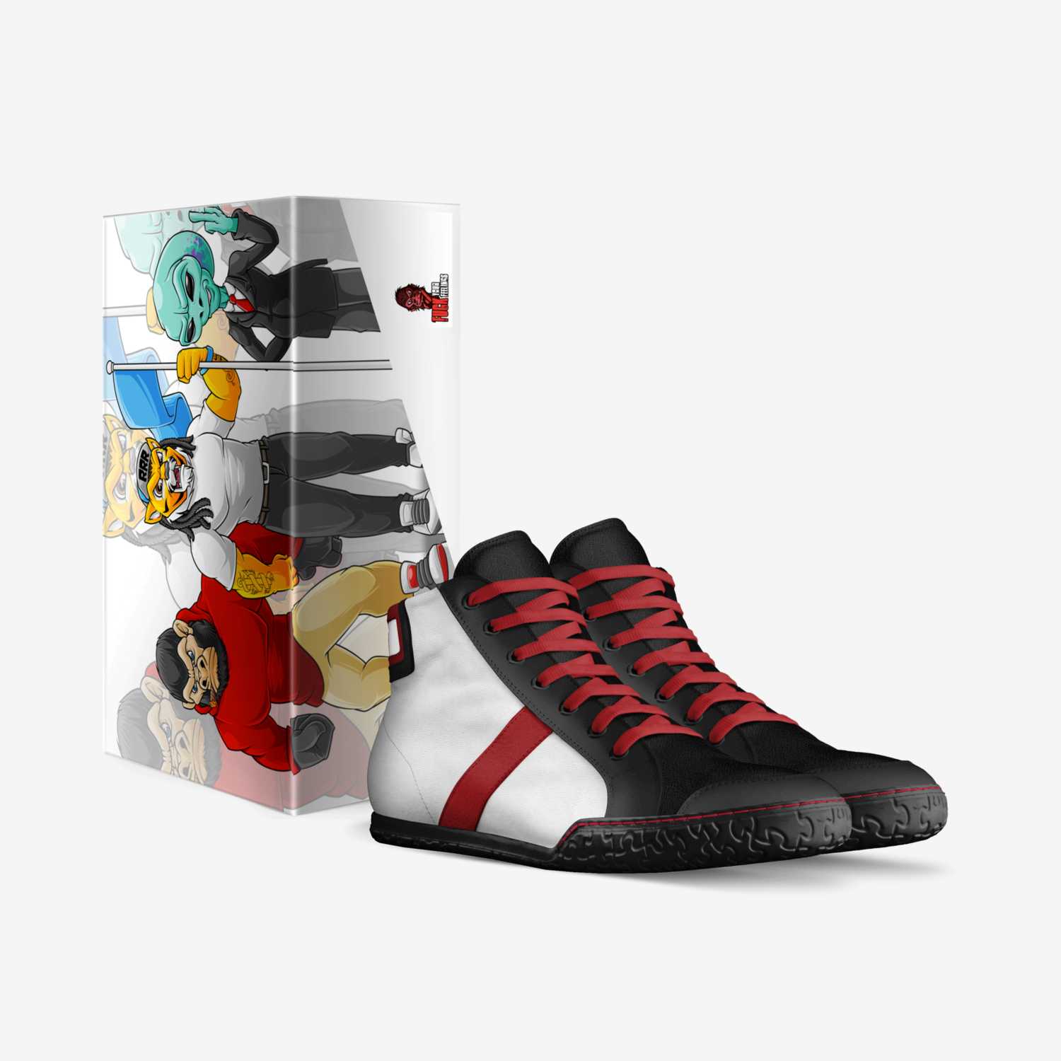F1s custom made in Italy shoes by Robert Collins | Box view