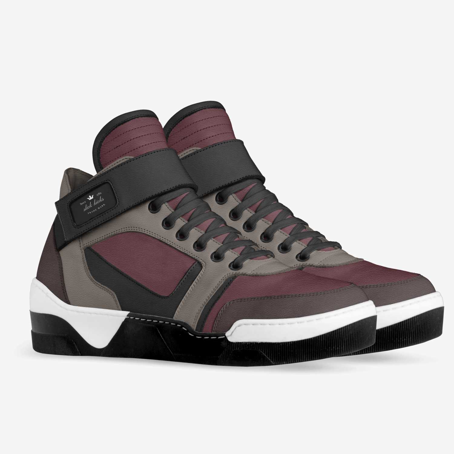 slick kicks custom made in Italy shoes by Brian Micheal Nugent | Double view