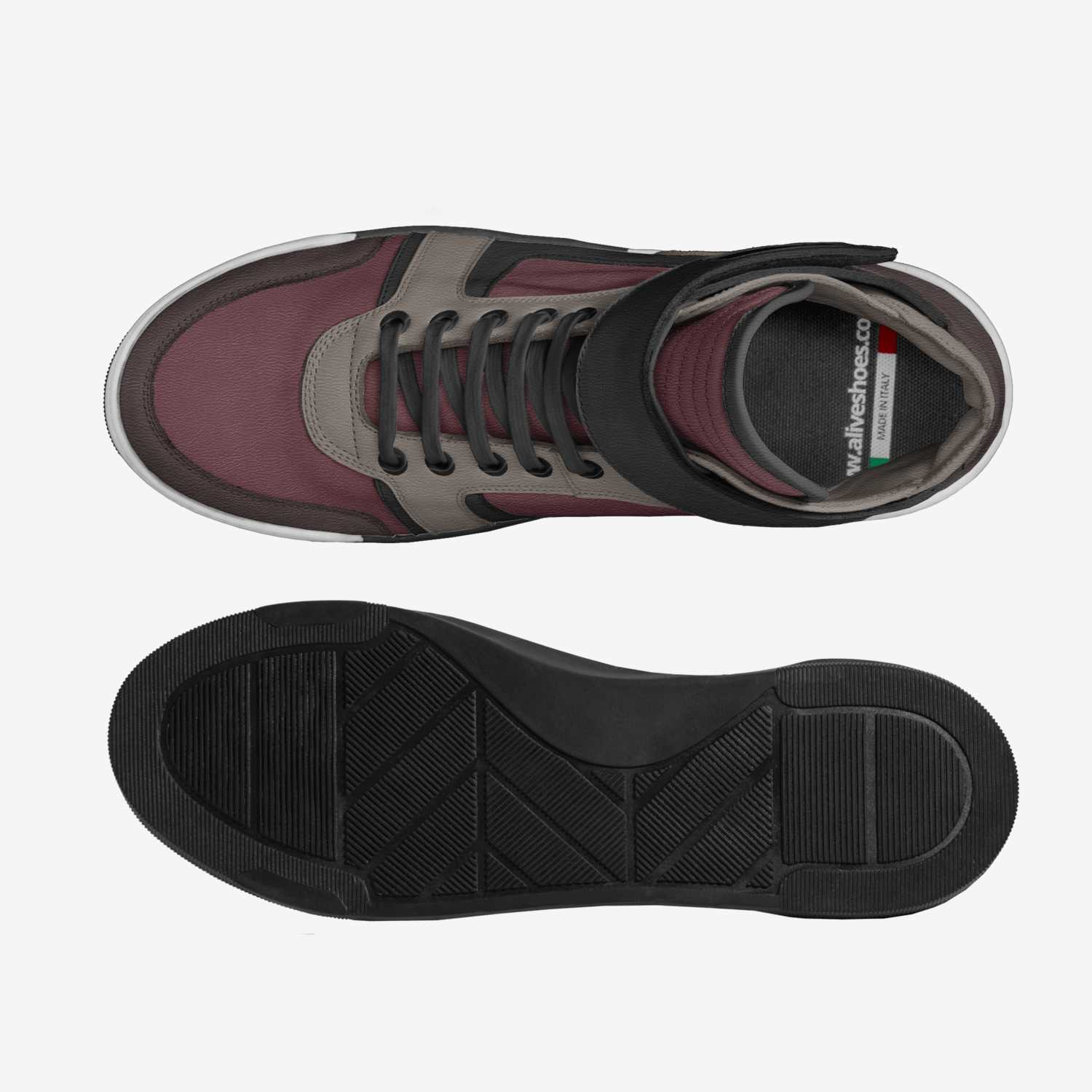 slick kicks custom made in Italy shoes by Brian Micheal Nugent | Top view