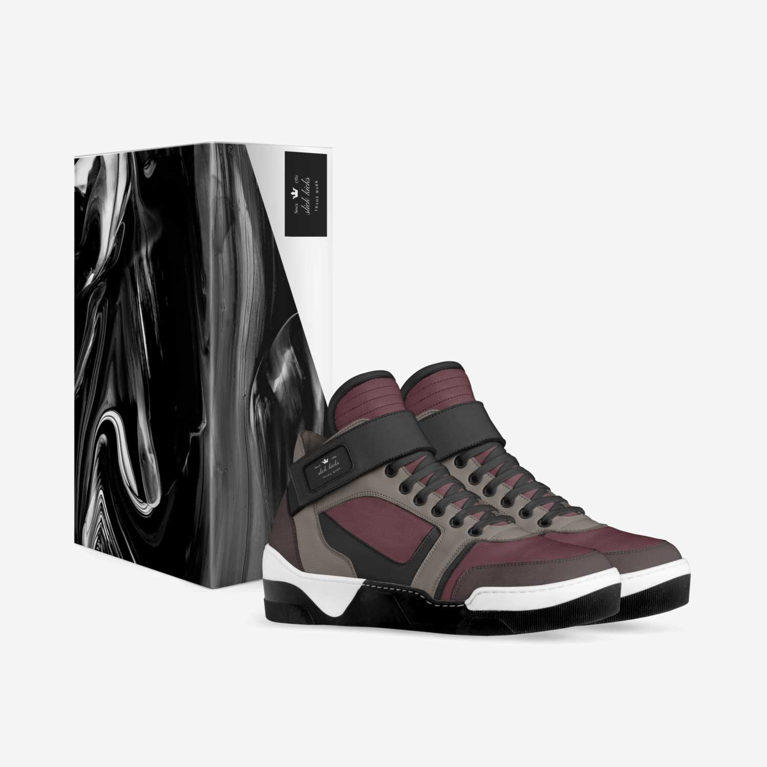 slick kicks custom made in Italy shoes by Brian Micheal Nugent | Box view