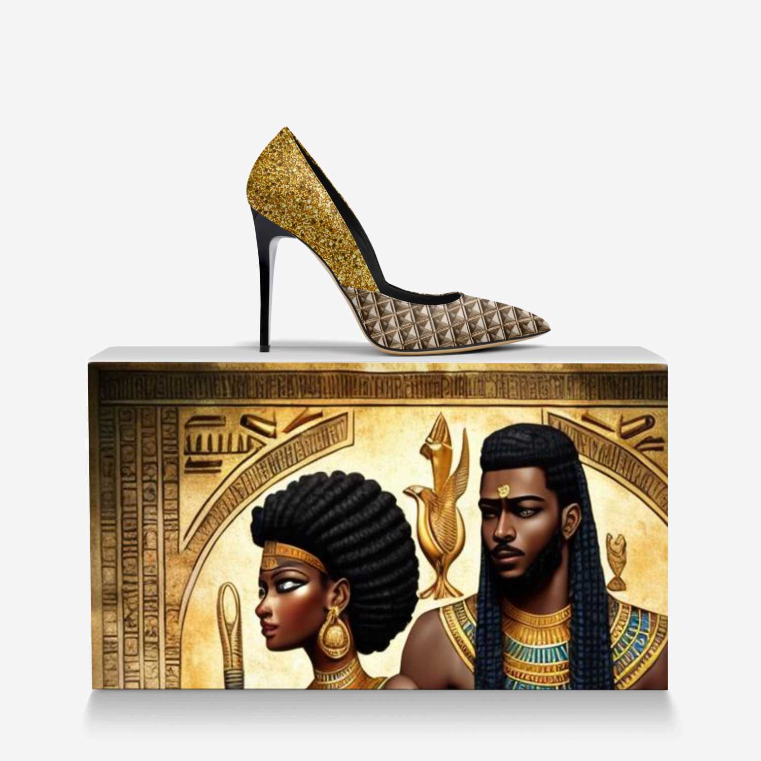 Royal Kingdom custom made in Italy shoes by Rauh Karim | Over box view