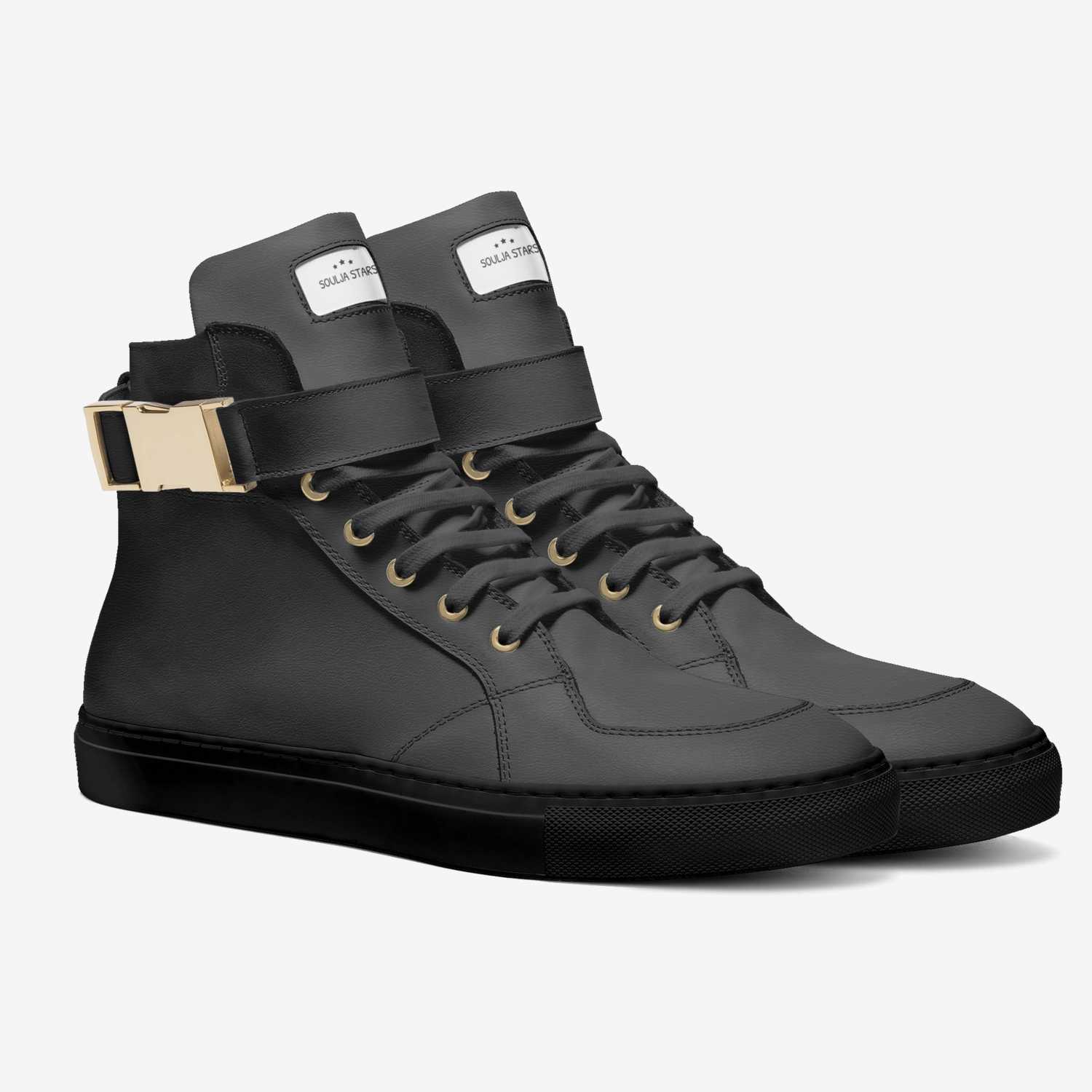 Soulja Stars custom made in Italy shoes by Deandre Way | Double view