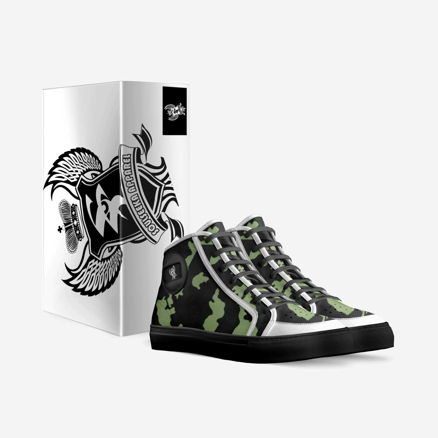Seeka Pandemic custom made in Italy shoes by Rawle Griffith | Box view