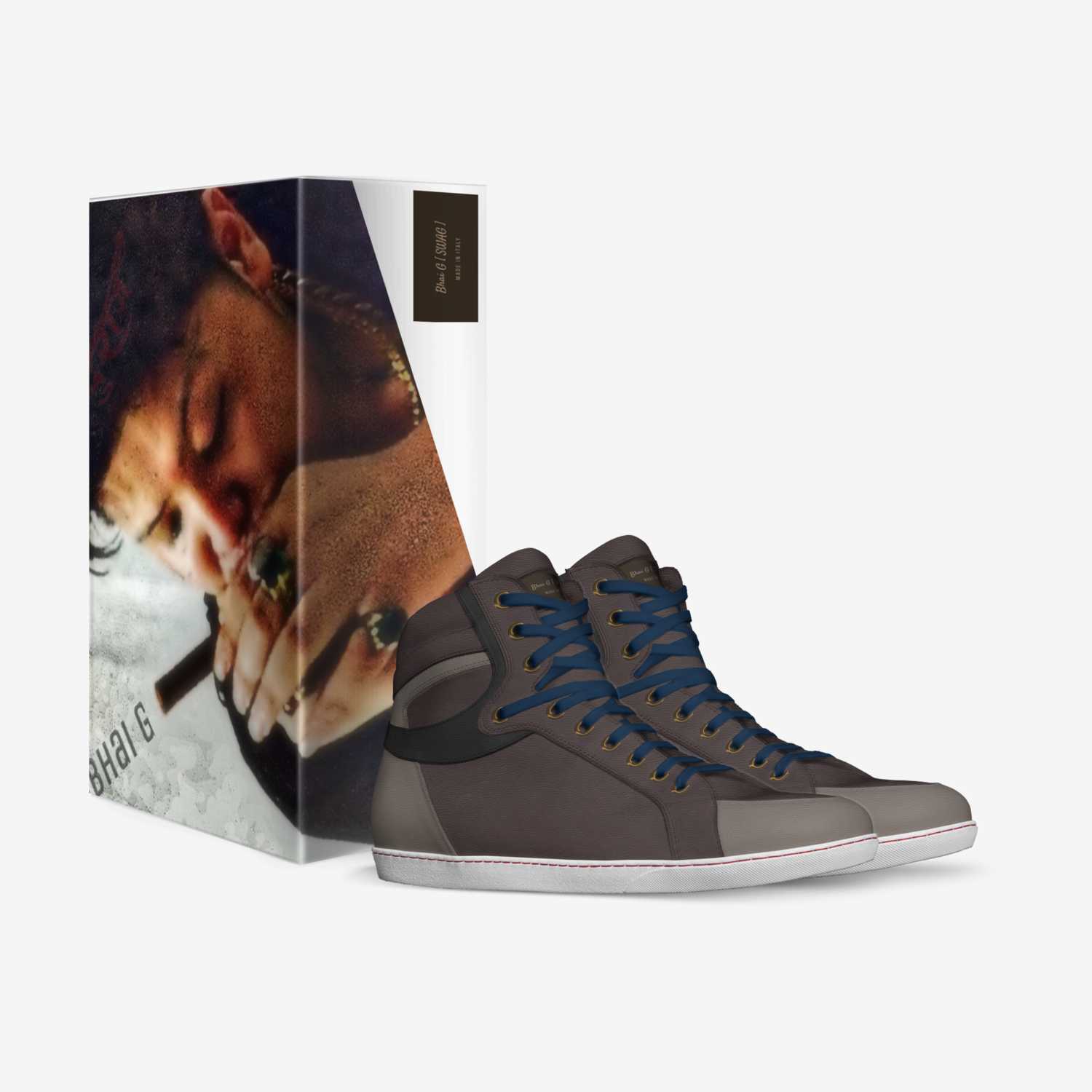 Bhai G [ SWAG ] custom made in Italy shoes by Chirag Subba | Box view